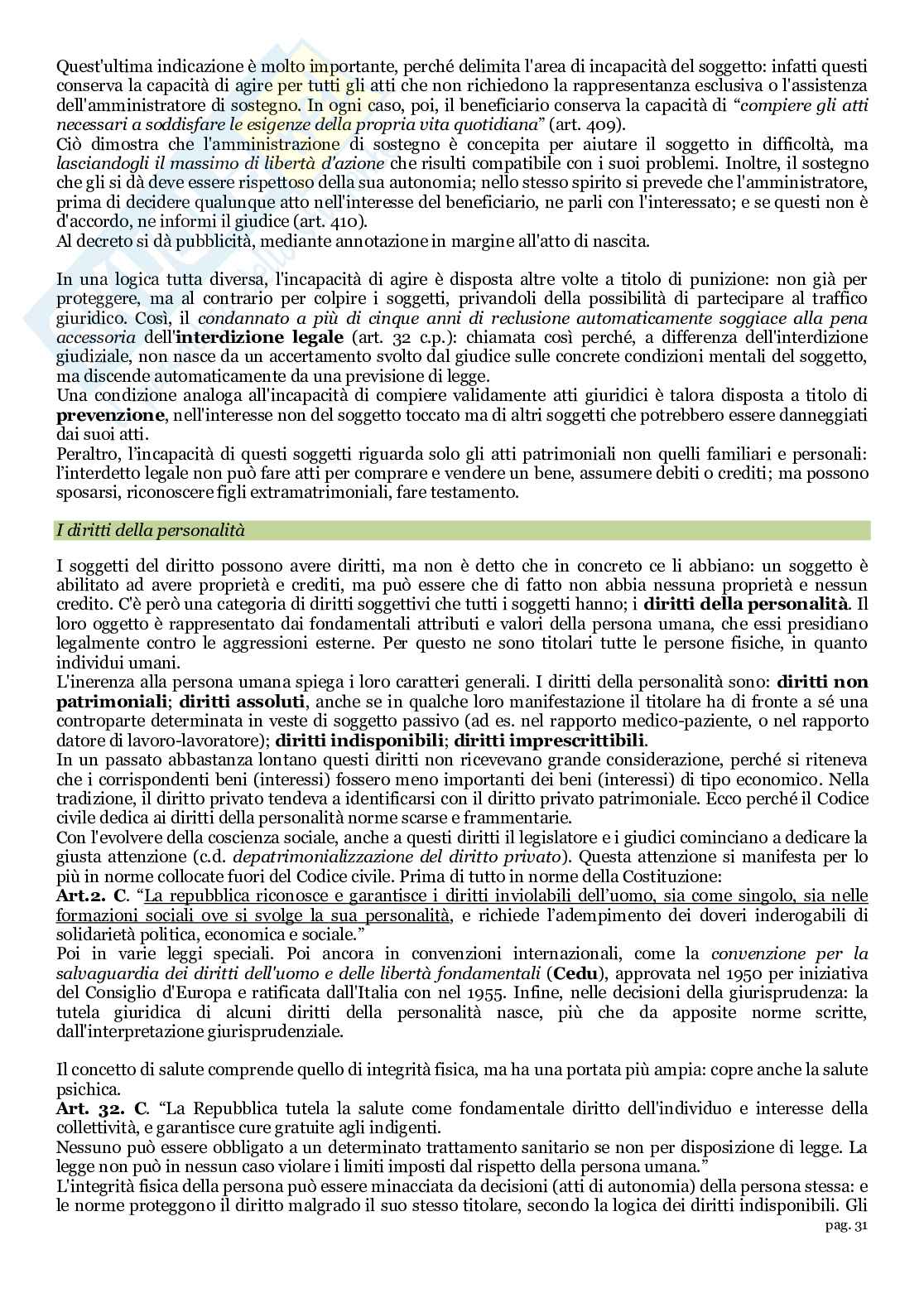 Appunti esame Diritto privato  Pag. 31