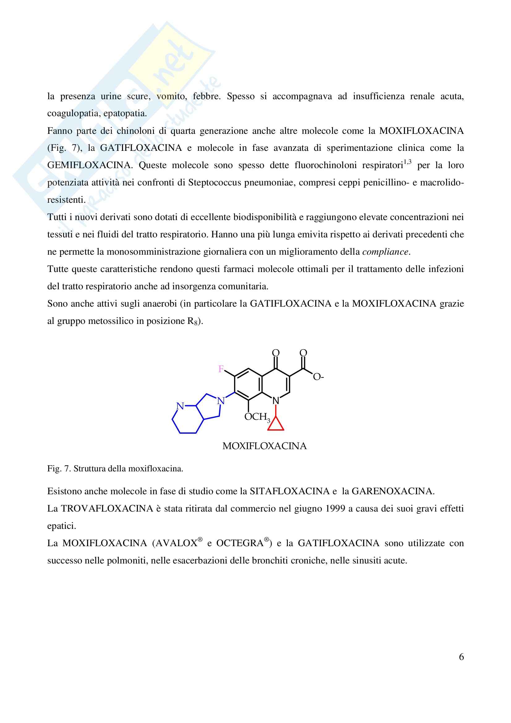 Chimica farmaceutica - fluorochinoloni Pag. 6