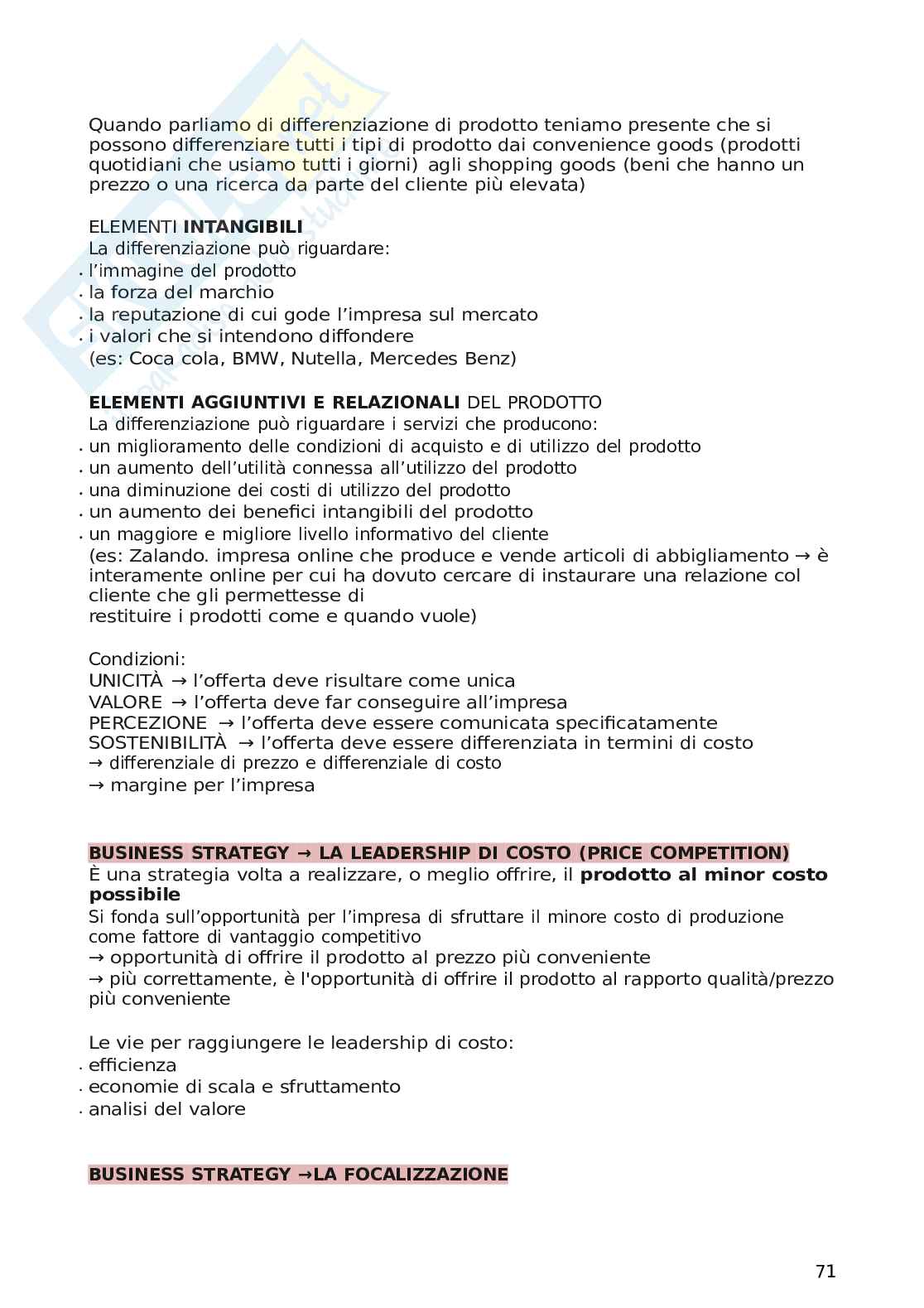 Appunti completi Business e Management Pag. 71