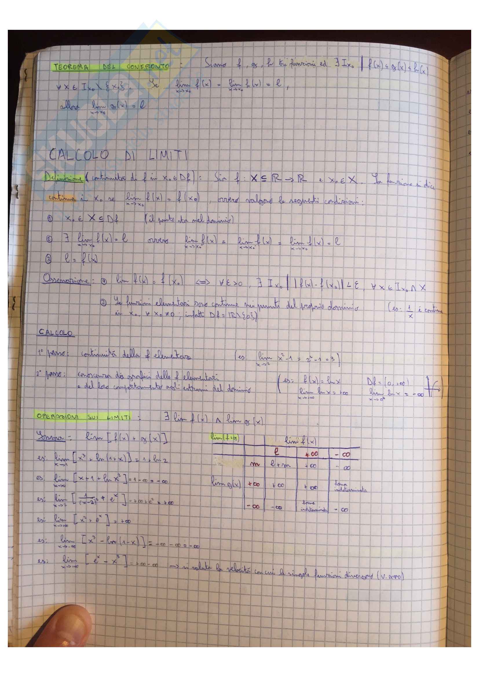 Appunti Matematica generale, docente Valentina Guizzi Pag. 26