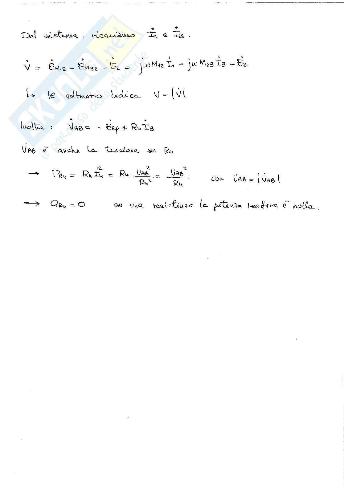 Traccia svolta di Elettrotecnica Pag. 6