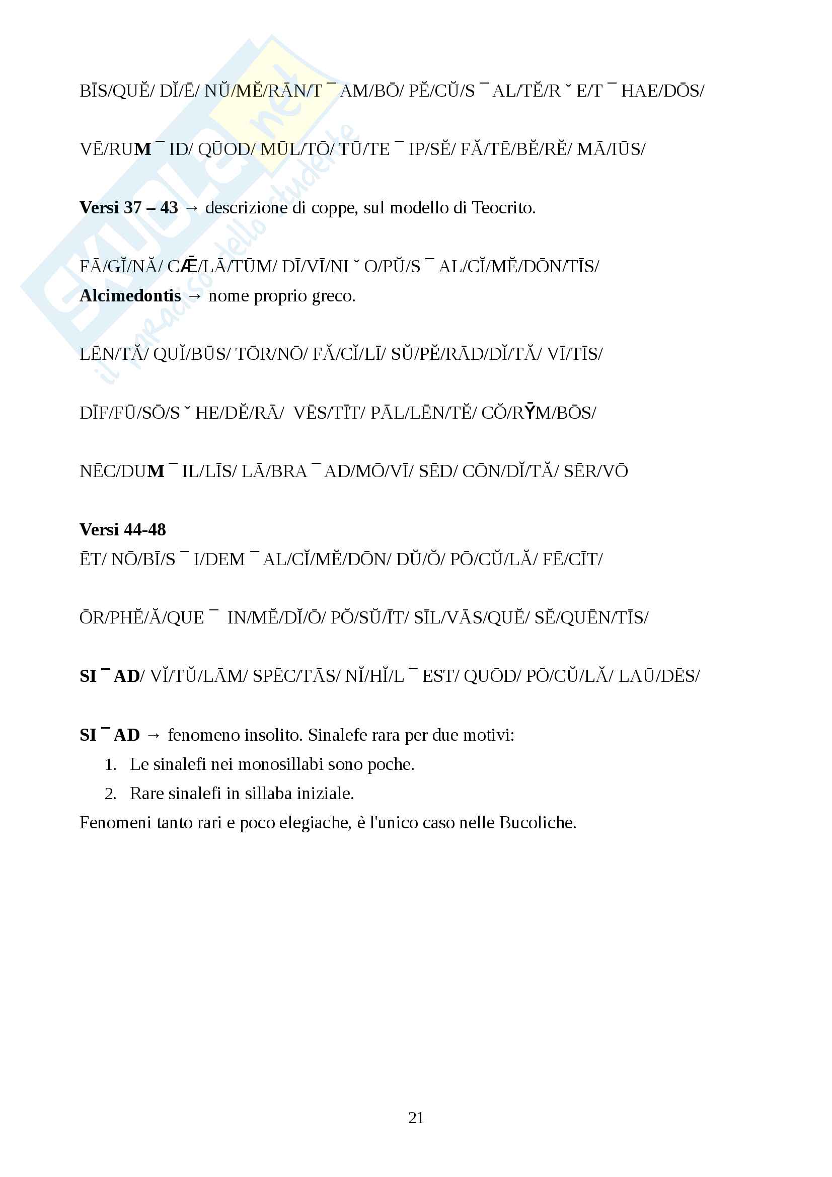 Appunti Letteratura Latina progredito prof. Cavarzere Pag. 21