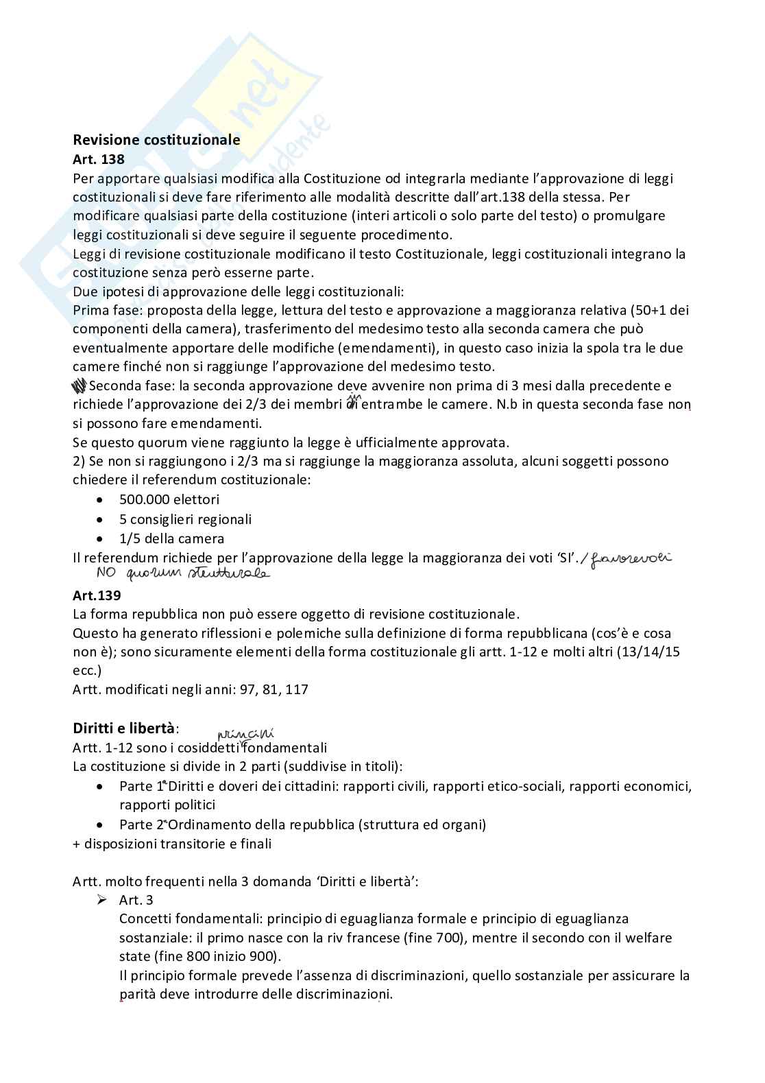 Appunti del tutoraggio 2 Istituzioni di diritto pubblico Pag. 1