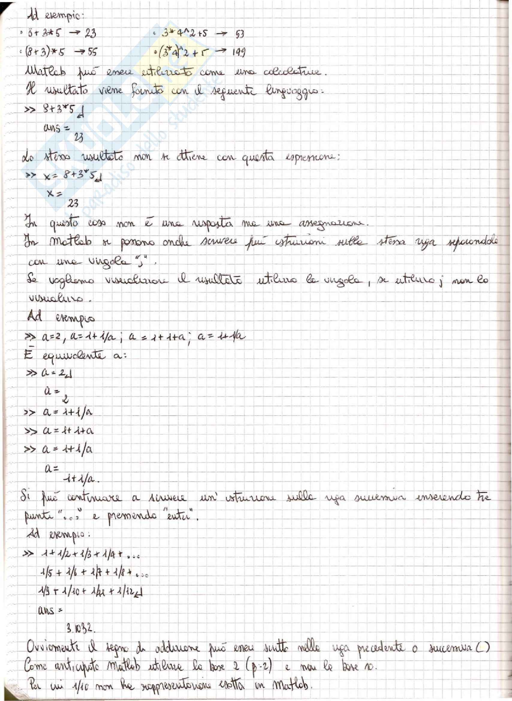 Metodi Numerici per l'Ingegneria  - Appunti Pag. 16