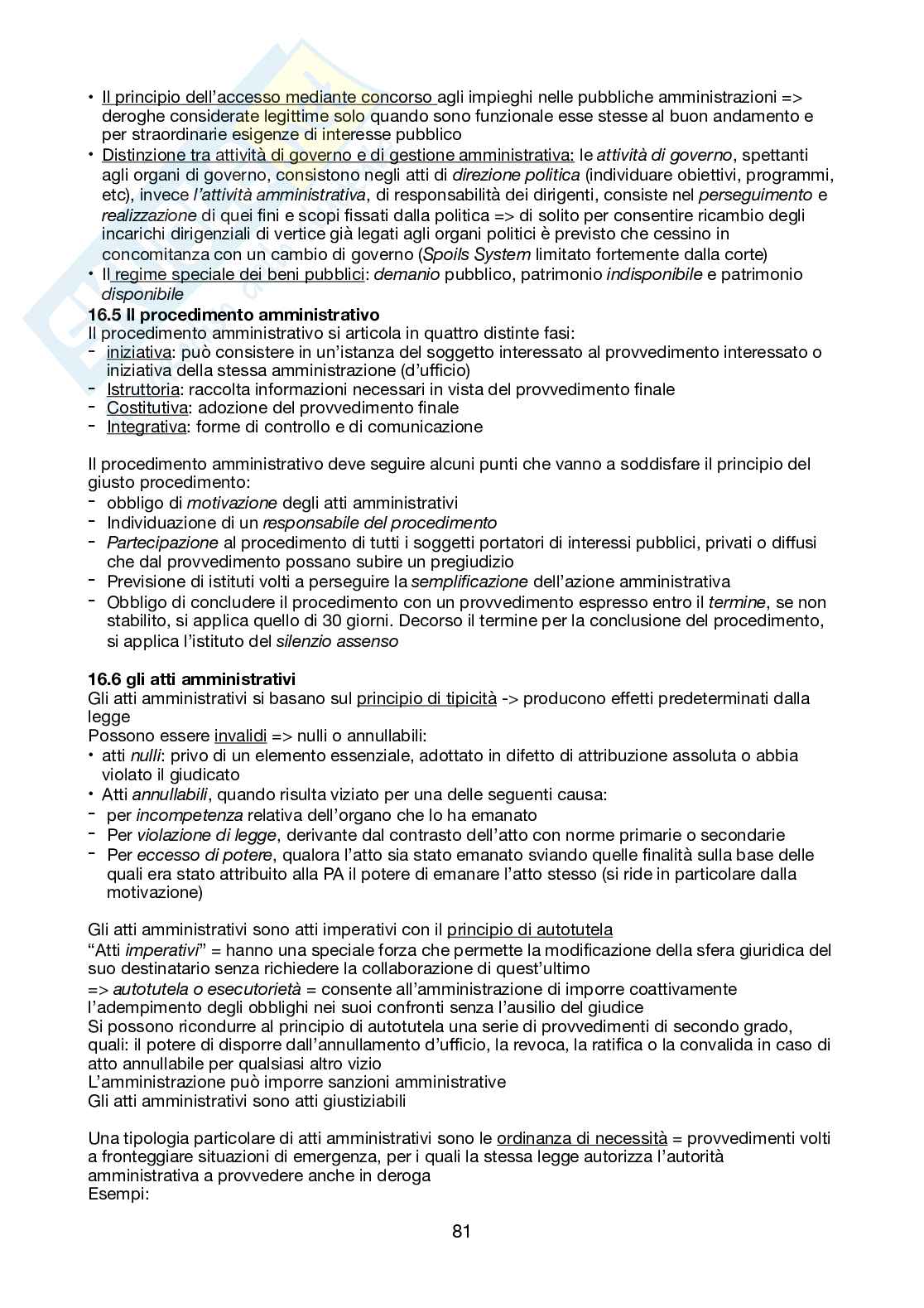 Riassunto esame Diritto Costituzionale, Prof. Paletta Angelo, libro consigliato Corso di Diritto Costituzionale, Barbera e Fusaro Pag. 81