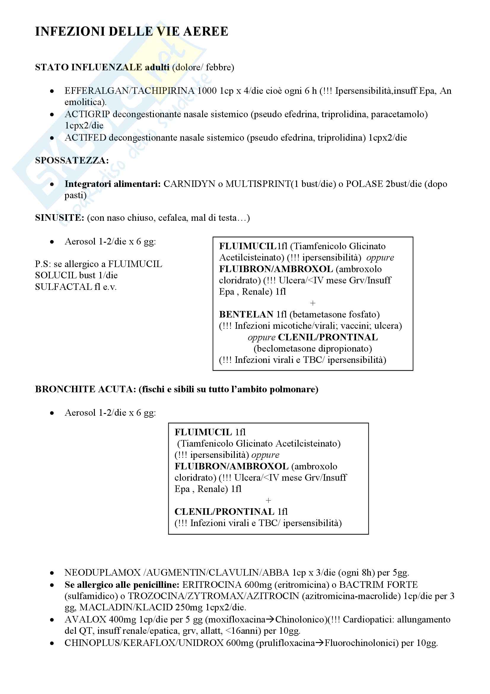 Schemi di Farmacologia Pag. 1