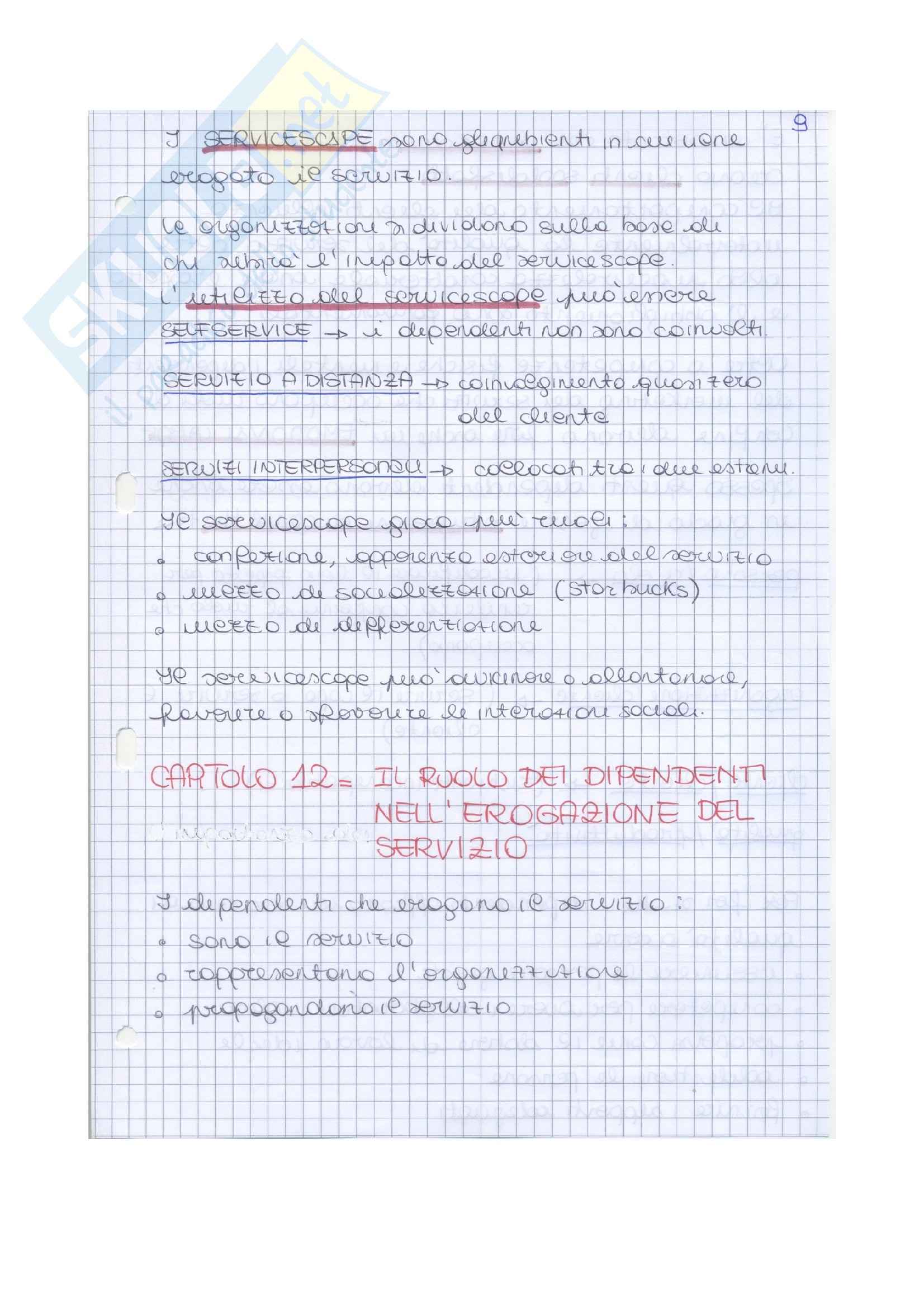 Riassunto esame Marketing, prof. Battaglia, libro consigliato Marketing dei Servizi, Zeithaml, Bitner Pag. 16