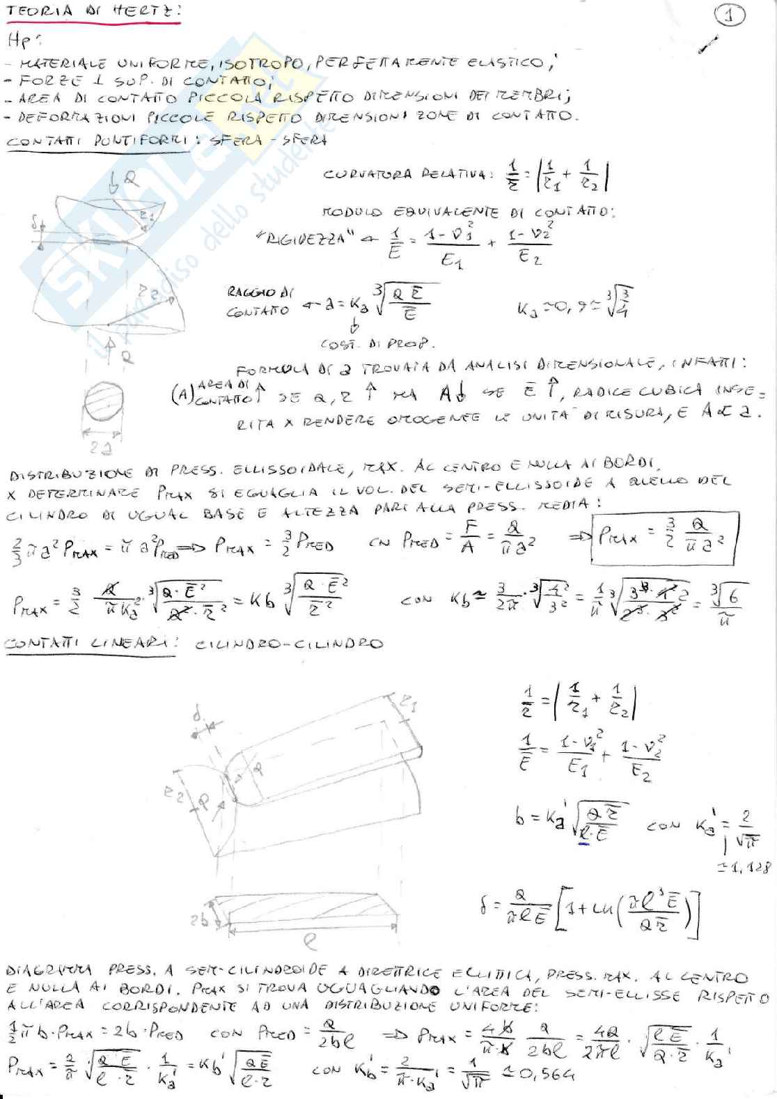 Meccanica applicata alle macchine Pag. 1