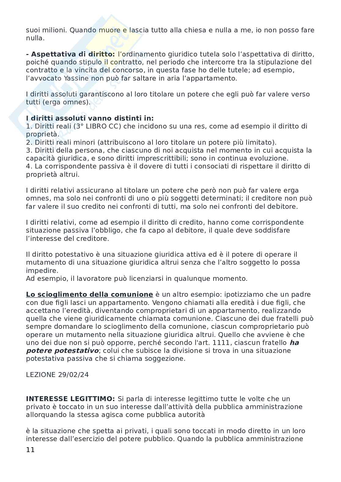 Diritto privato Pag. 11