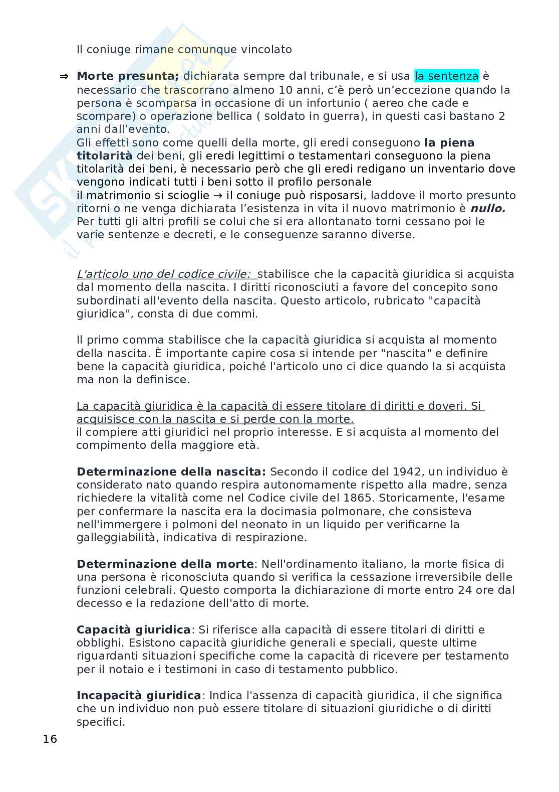 Diritto privato Pag. 16