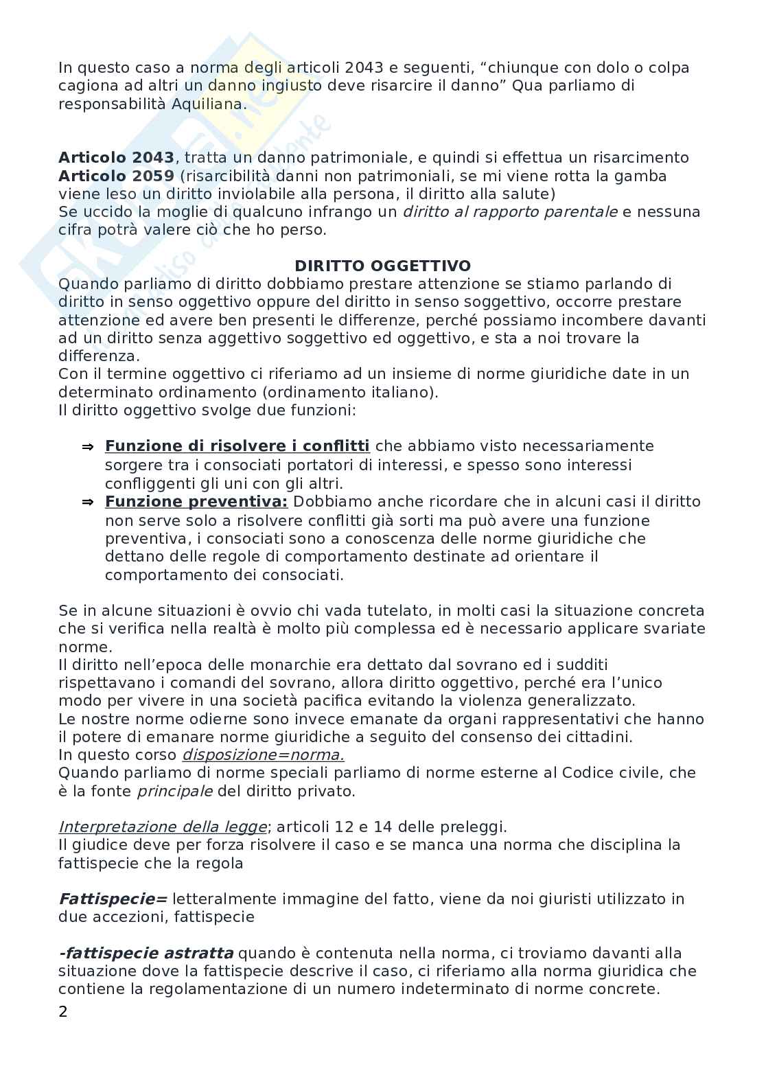 Diritto privato Pag. 2