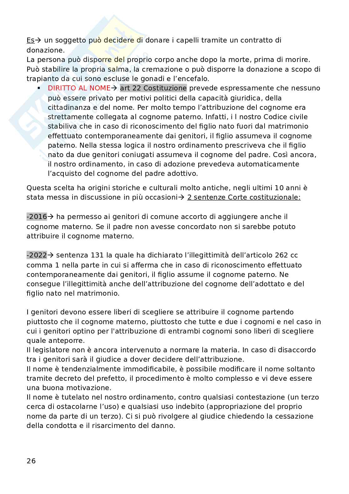 Diritto privato Pag. 26