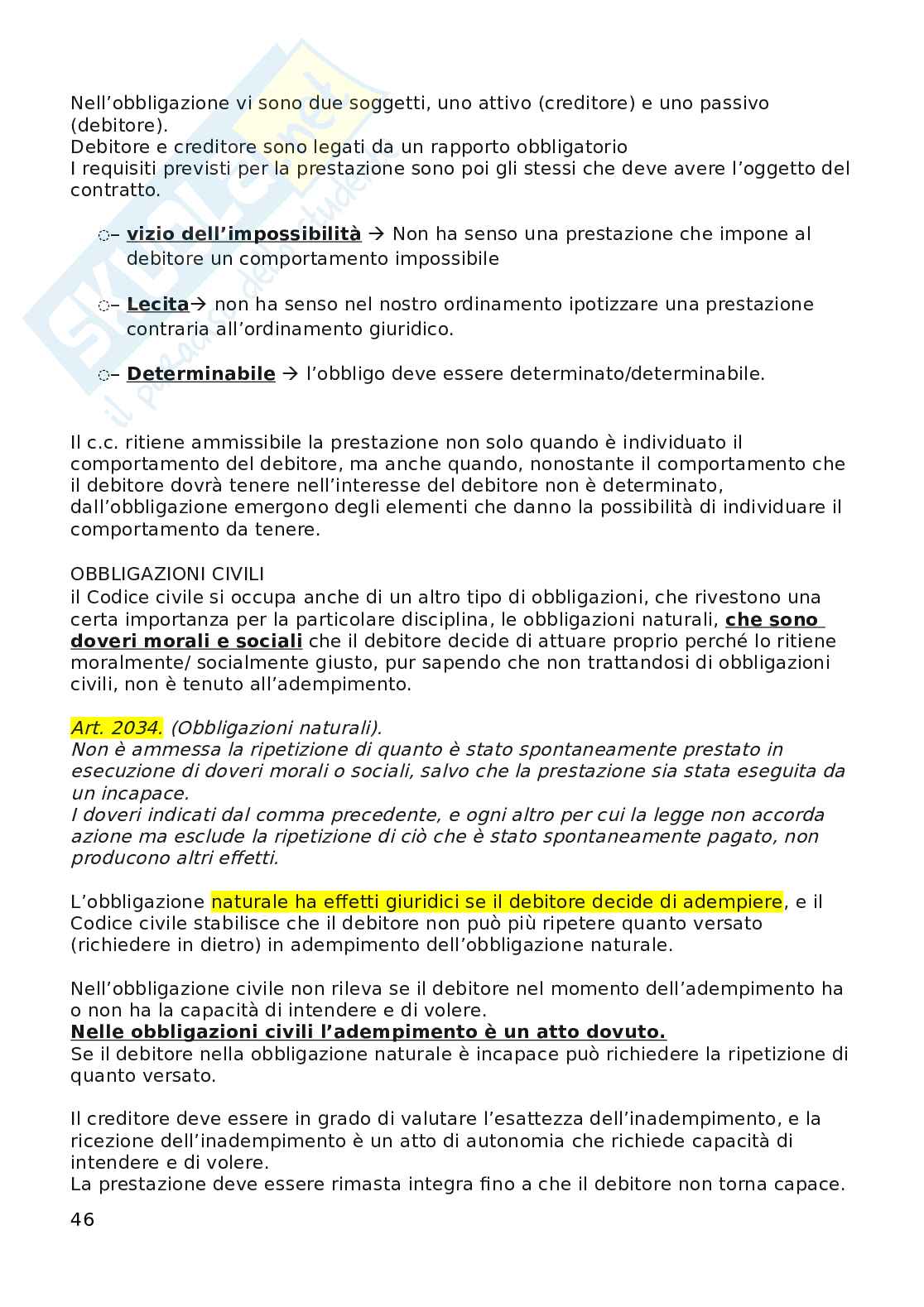 Diritto privato Pag. 46