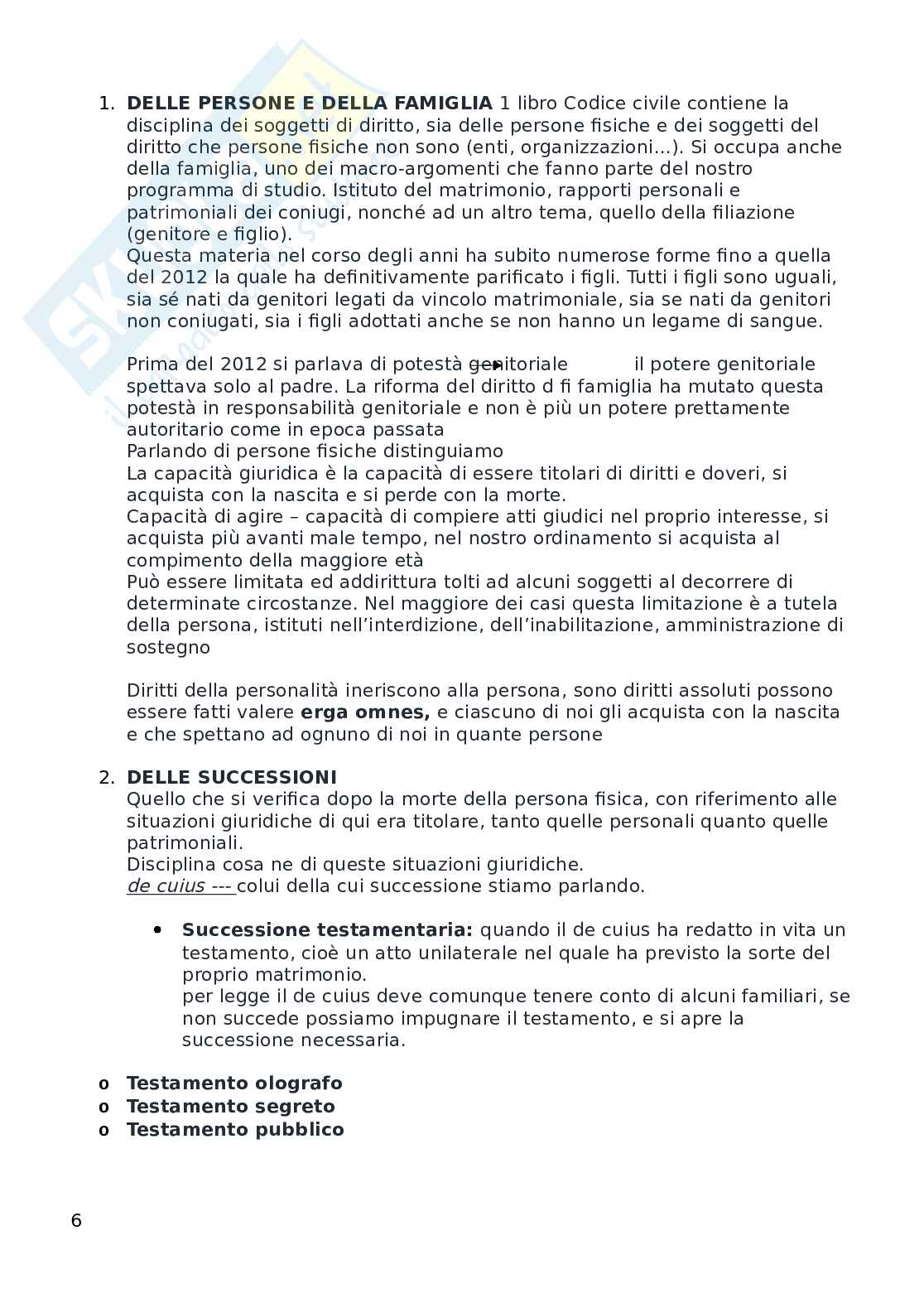 Diritto privato Pag. 6