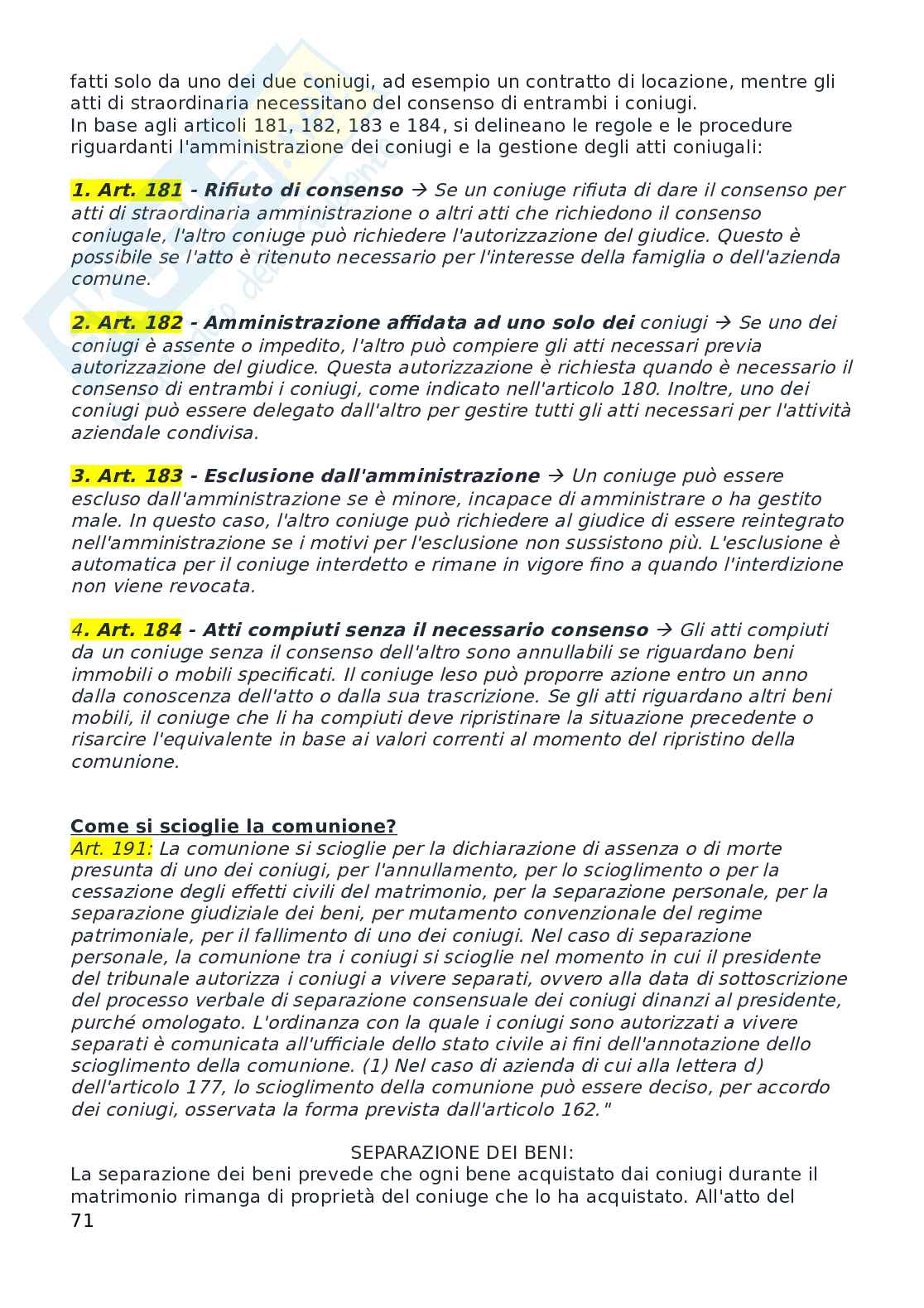 Diritto privato Pag. 71