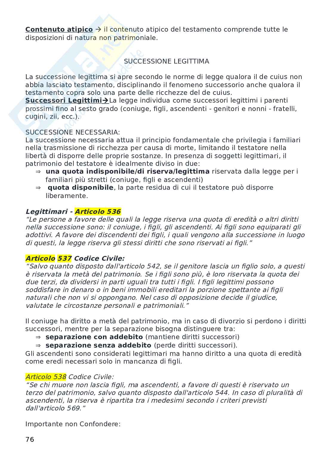 Diritto privato Pag. 76