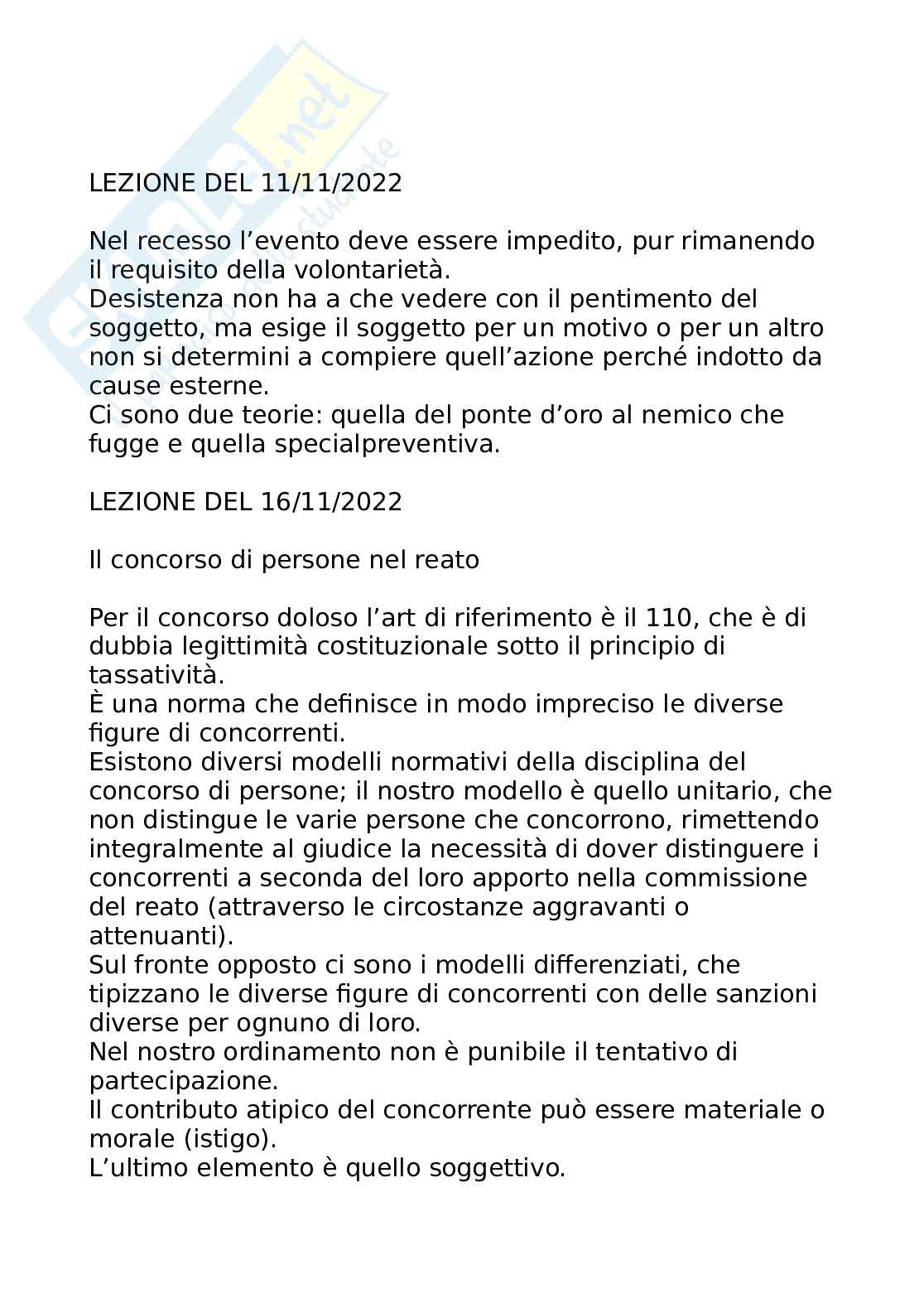 Riassunto esame Diritto penale I, Prof. Gullo Antonino, libro consigliato Manuale di diritto penale, Marinucci Dolcini Gatta Pag. 61