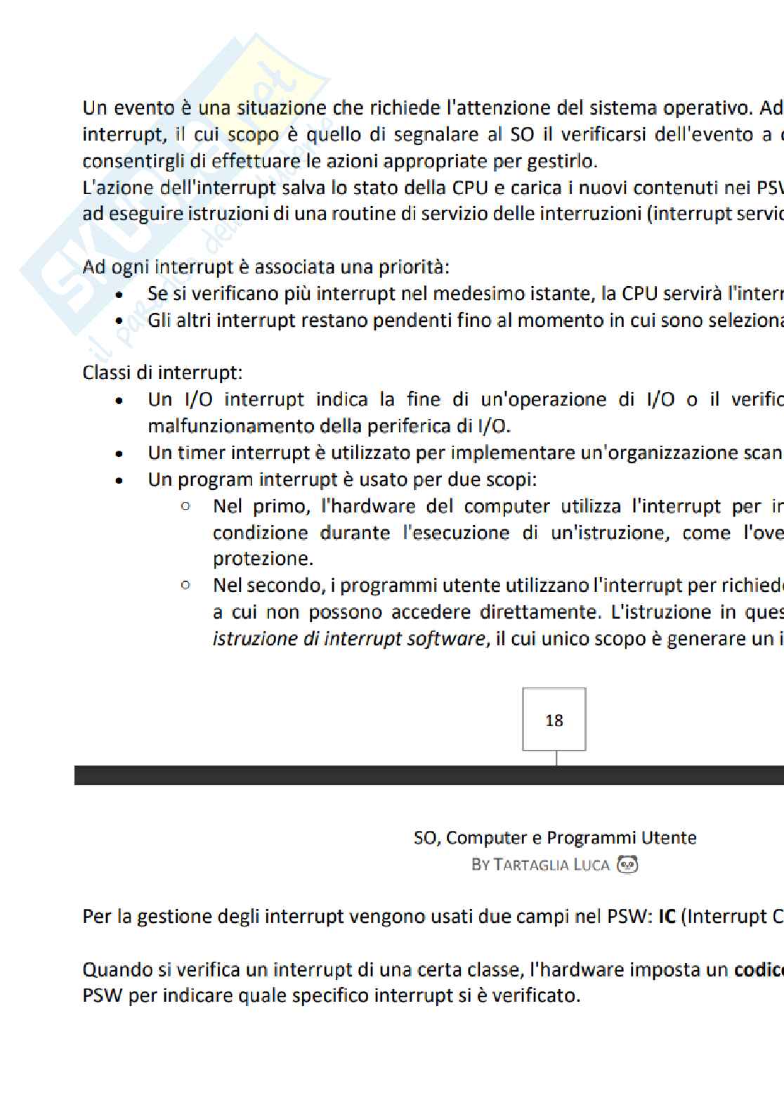 Domande e risposte Sistemi operativi Pag. 31