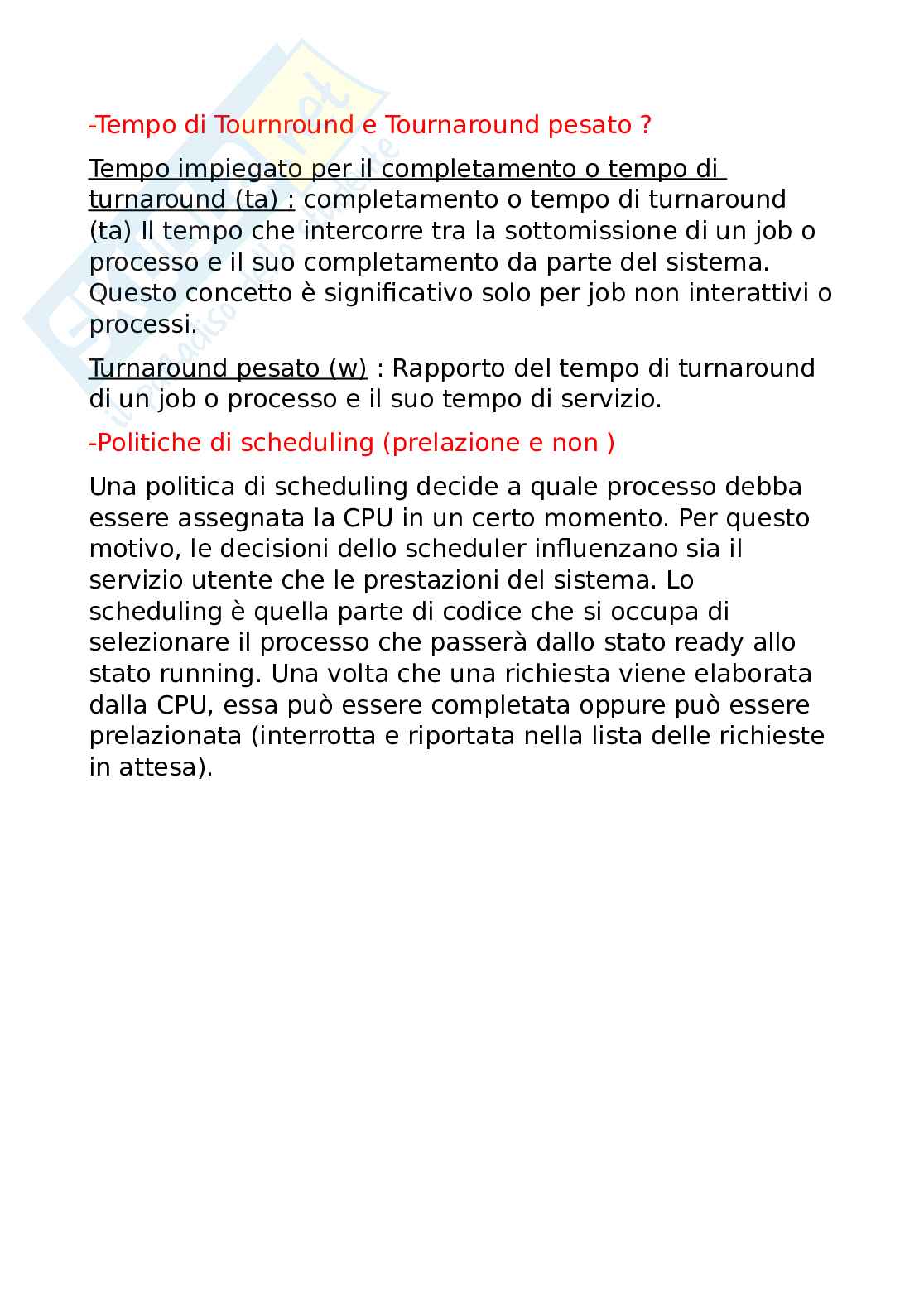 Domande e risposte Sistemi operativi Pag. 41
