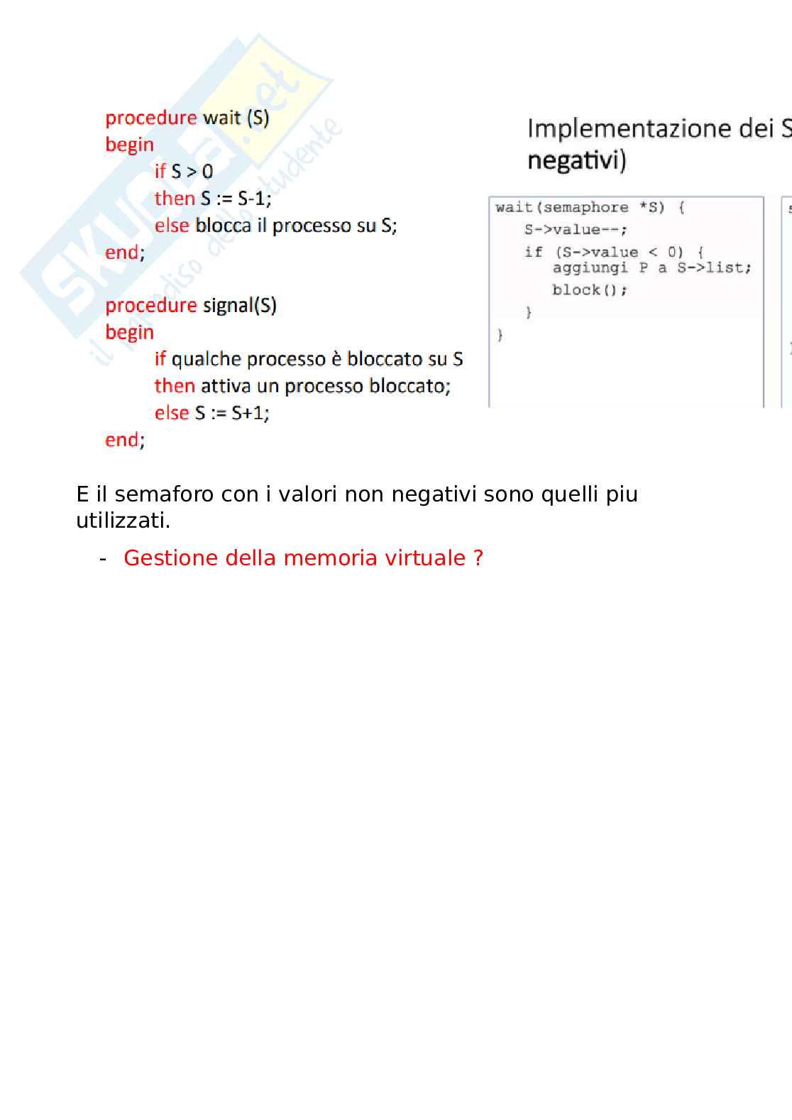 Domande e risposte Sistemi operativi Pag. 51