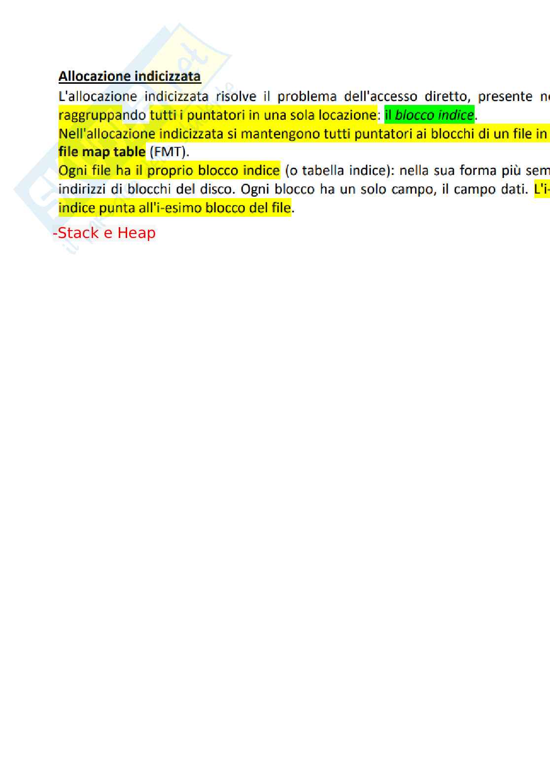 Domande e risposte Sistemi operativi Pag. 61