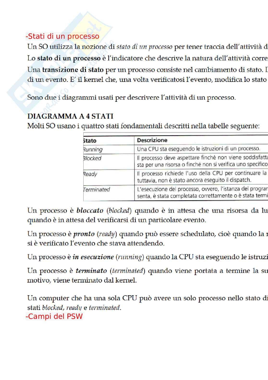Domande e risposte Sistemi operativi Pag. 71