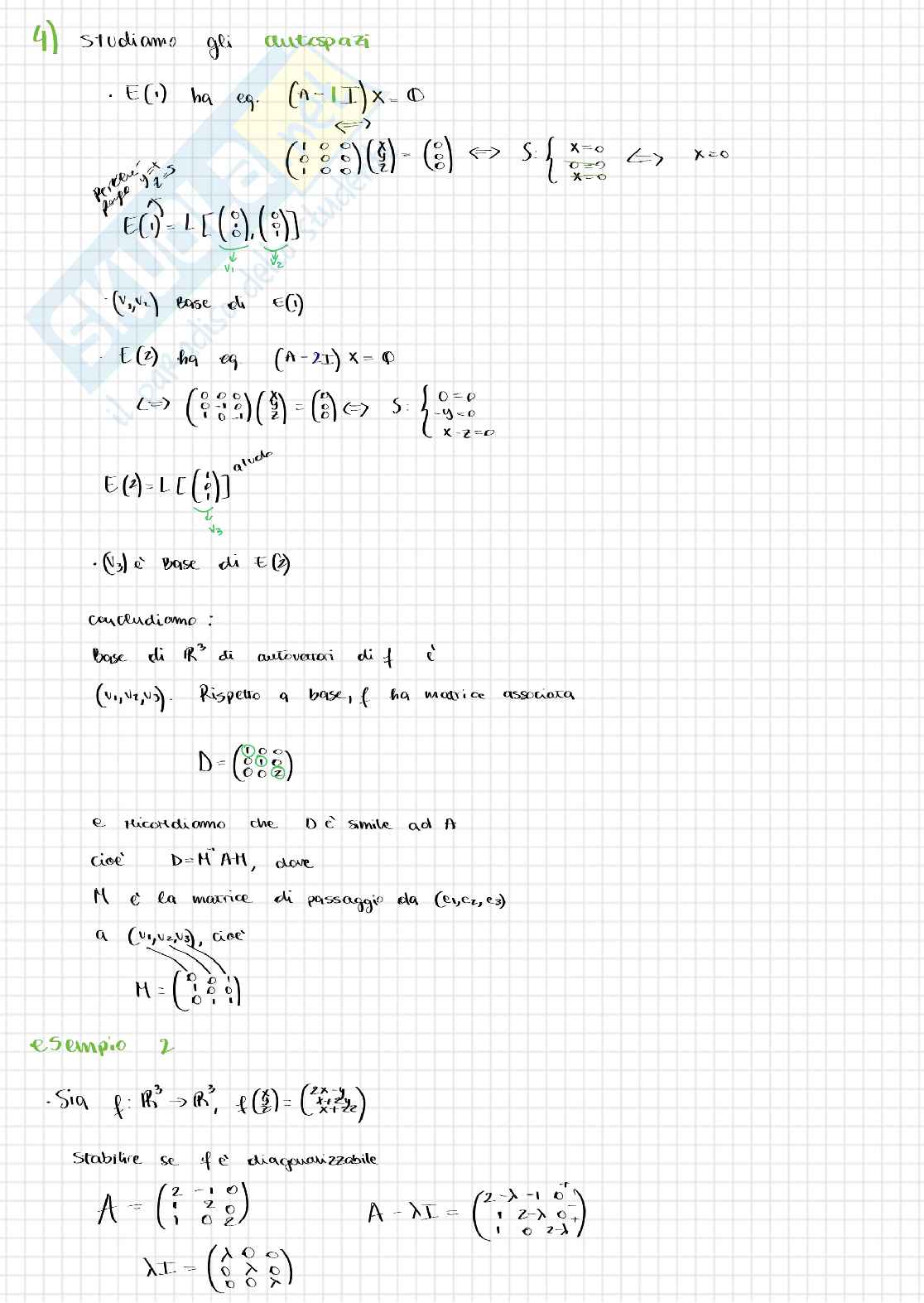 Lezione 26 di Geometria e algebra lineare Pag. 2