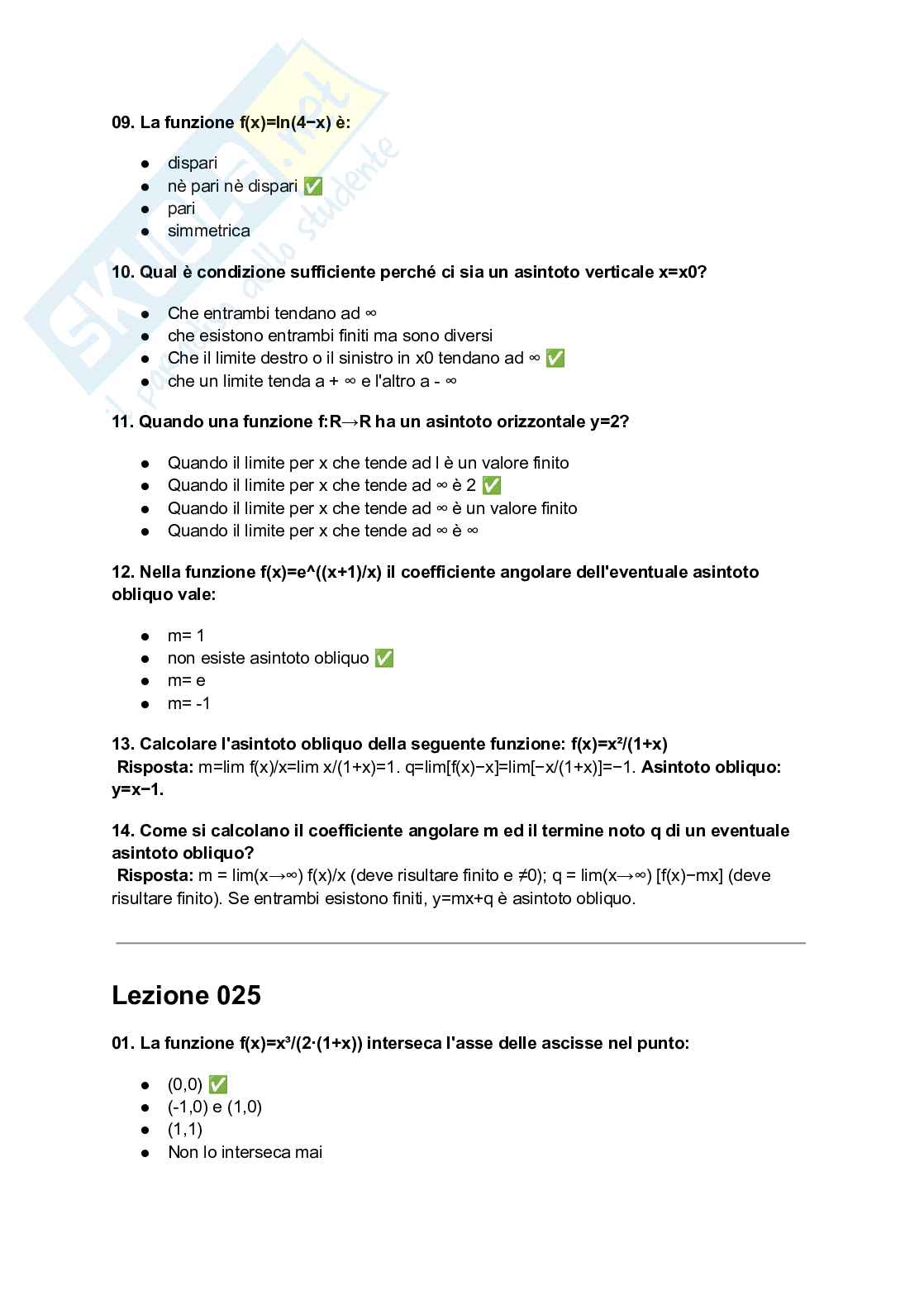 Paniere completo Metodi matematici, 2026 Pag. 16