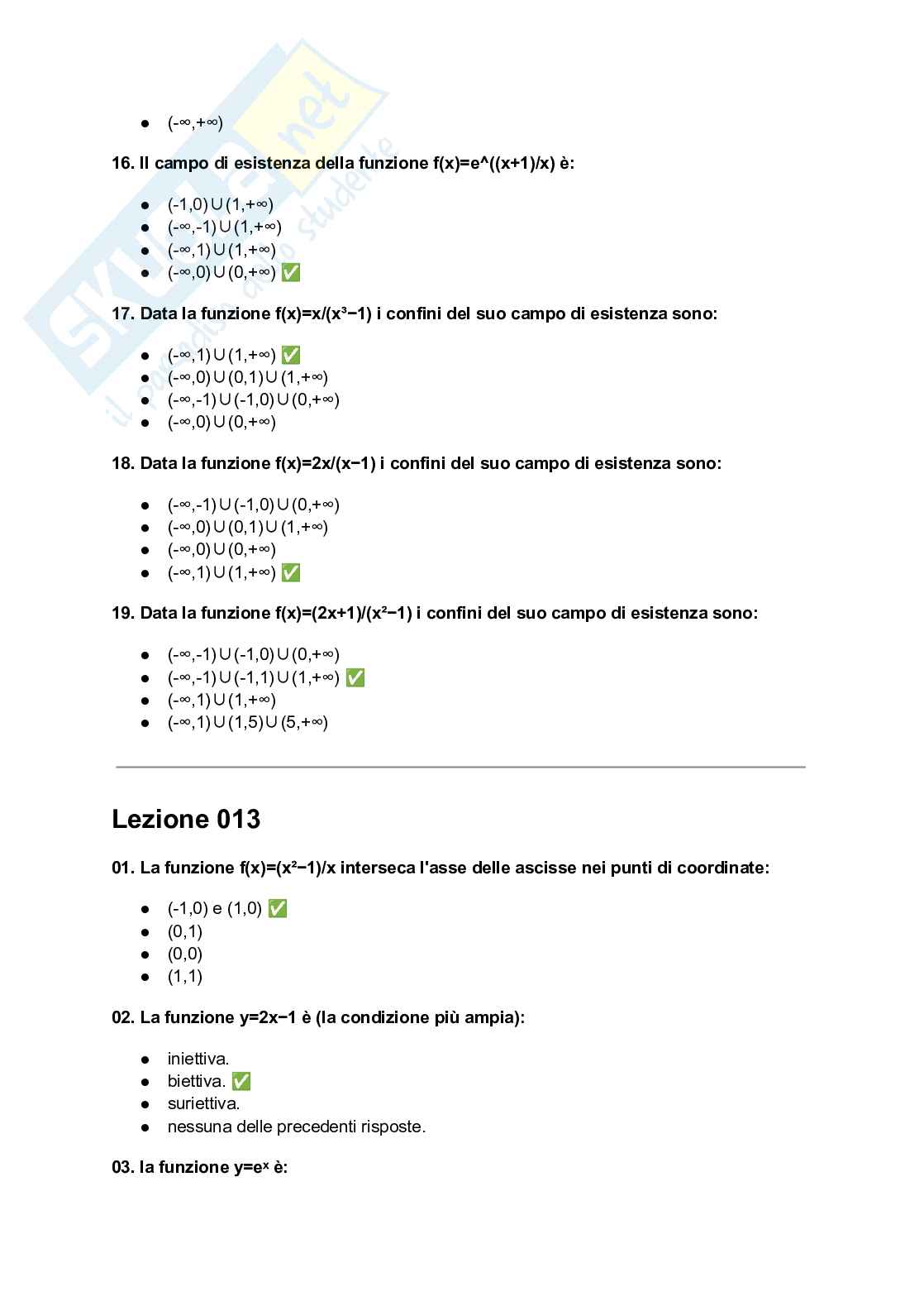 Paniere completo Metodi matematici, 2026 Pag. 6
