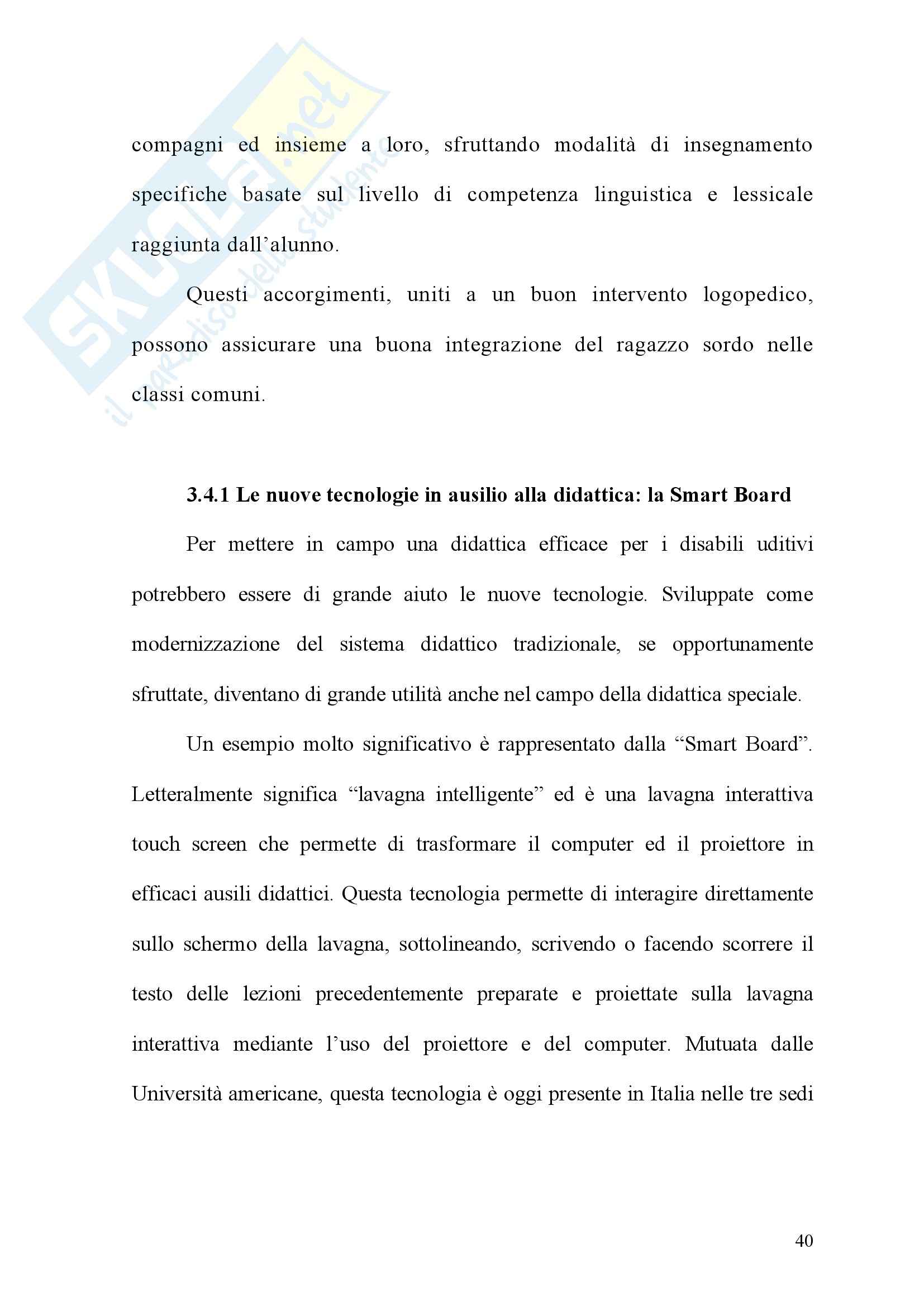 Tesi triennale - L'integrazione dei sordi Pag. 41