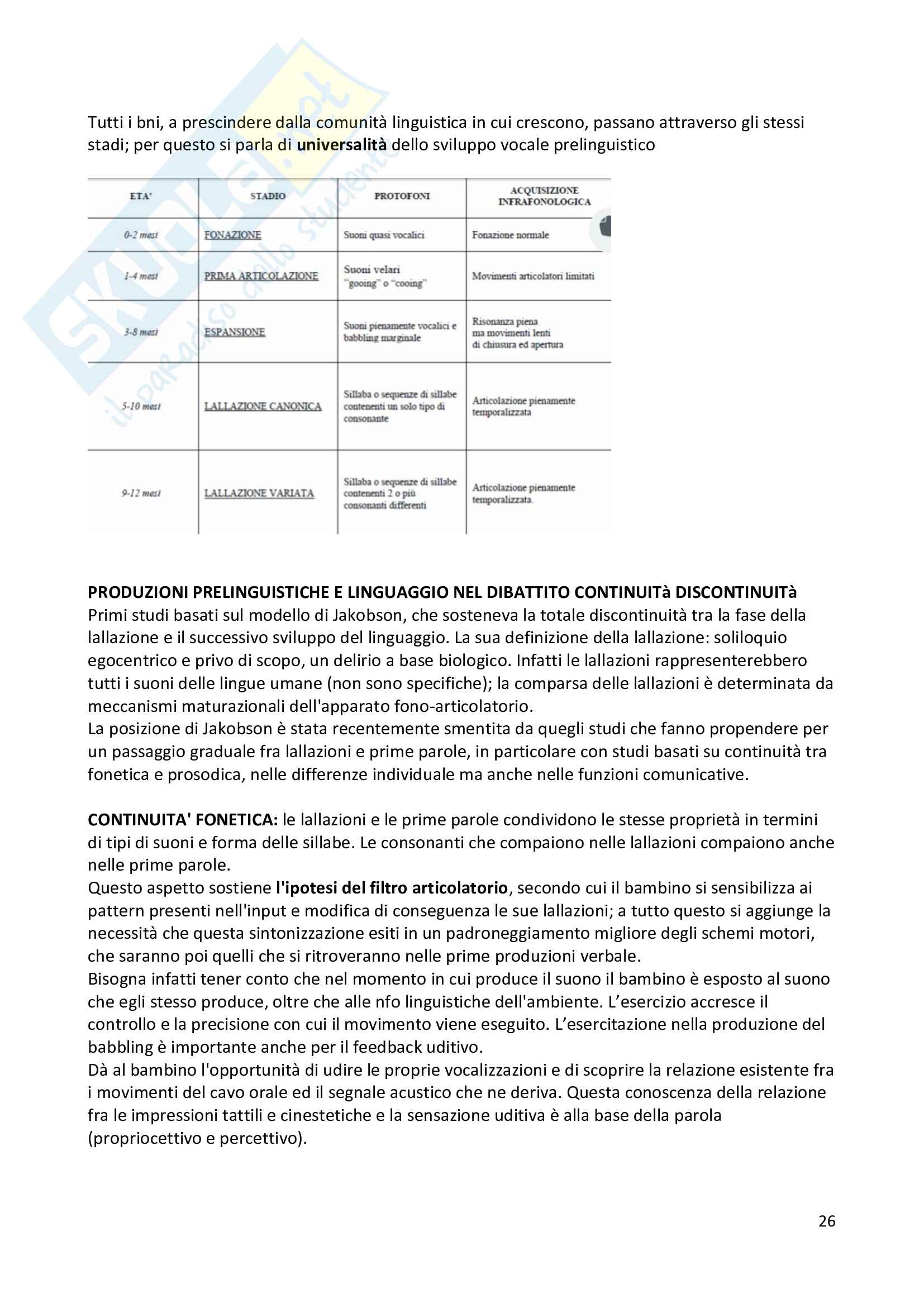 Appunti psicologia del linguaggio orale e scritto Pag. 26