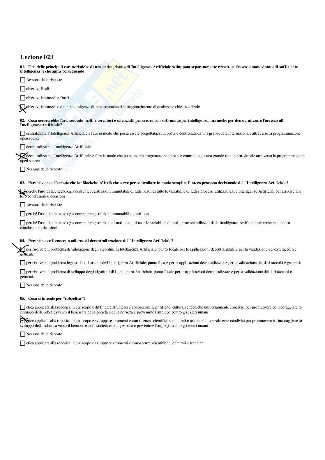 Paniere completo di Dispositivi intelligenti a supporto della salute e del benessere (2026) - Risposte multiple e aperte corrette Pag. 31