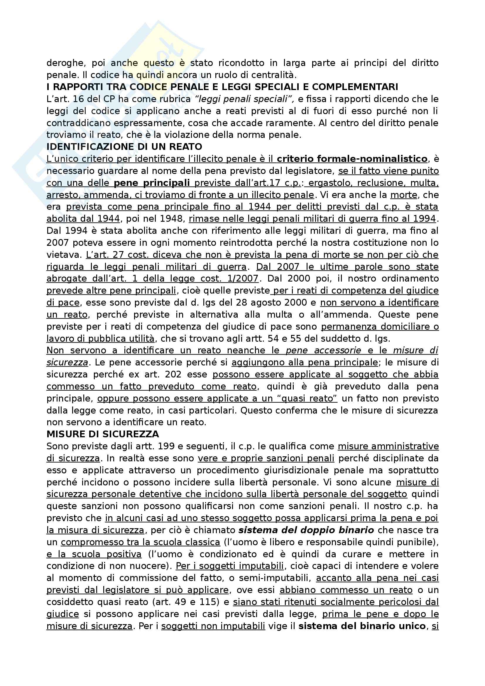 Diritto Penale I - Appunti Pag. 2