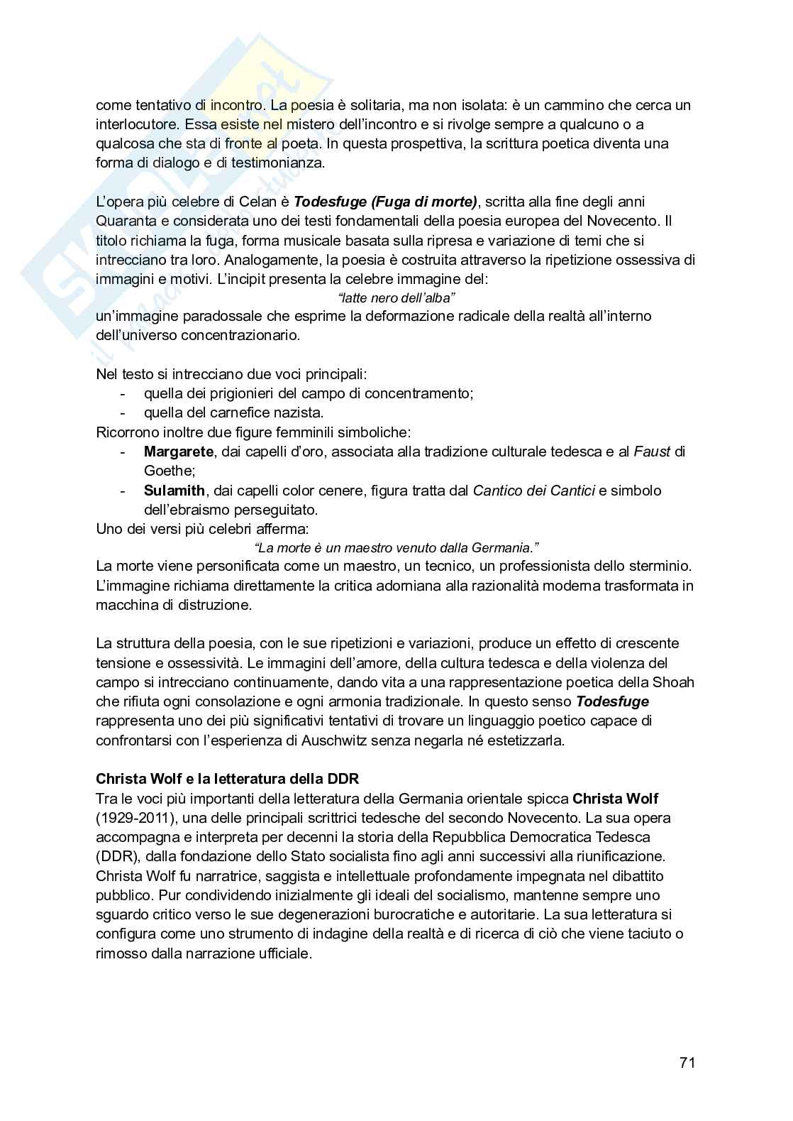 Letteratura tedesca 1 Pag. 71