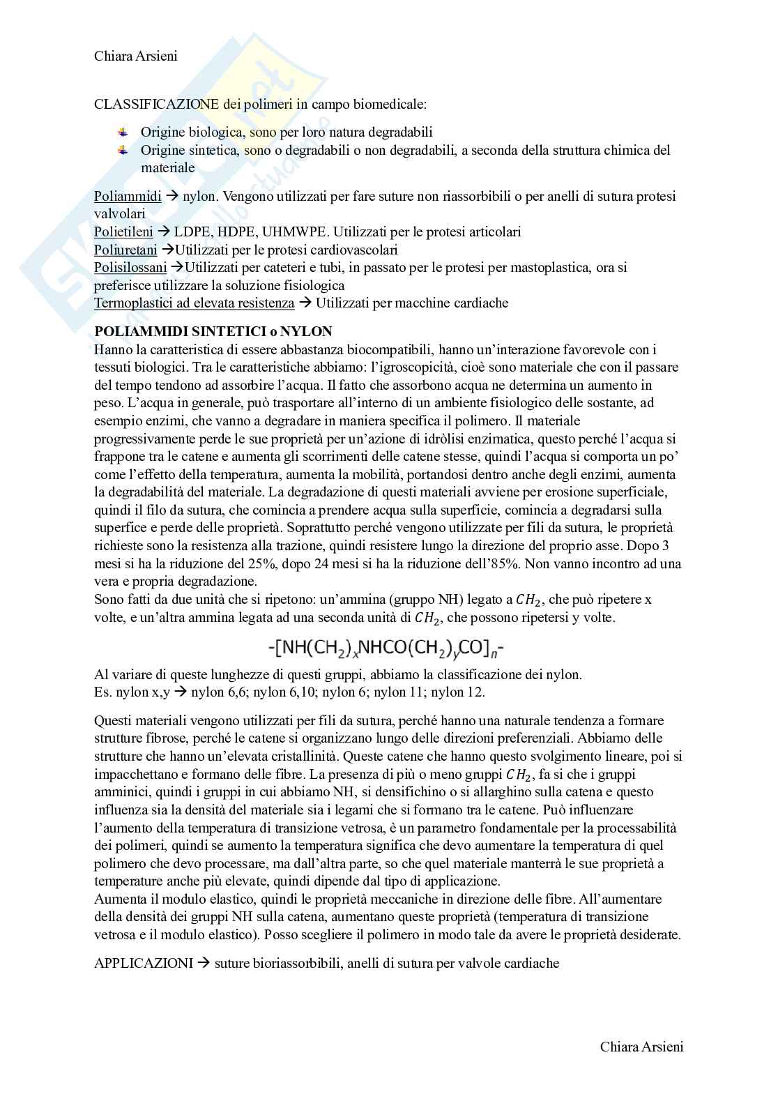 Organi artificiali Pag. 31