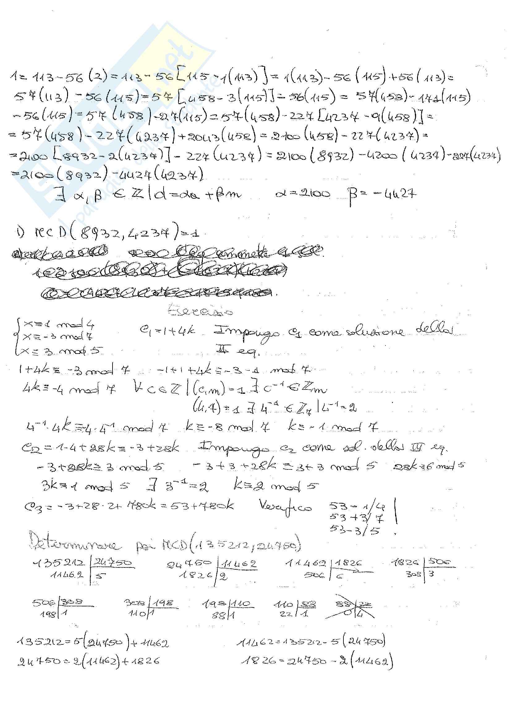 Matematica Discreta - Esercizi Pag. 36