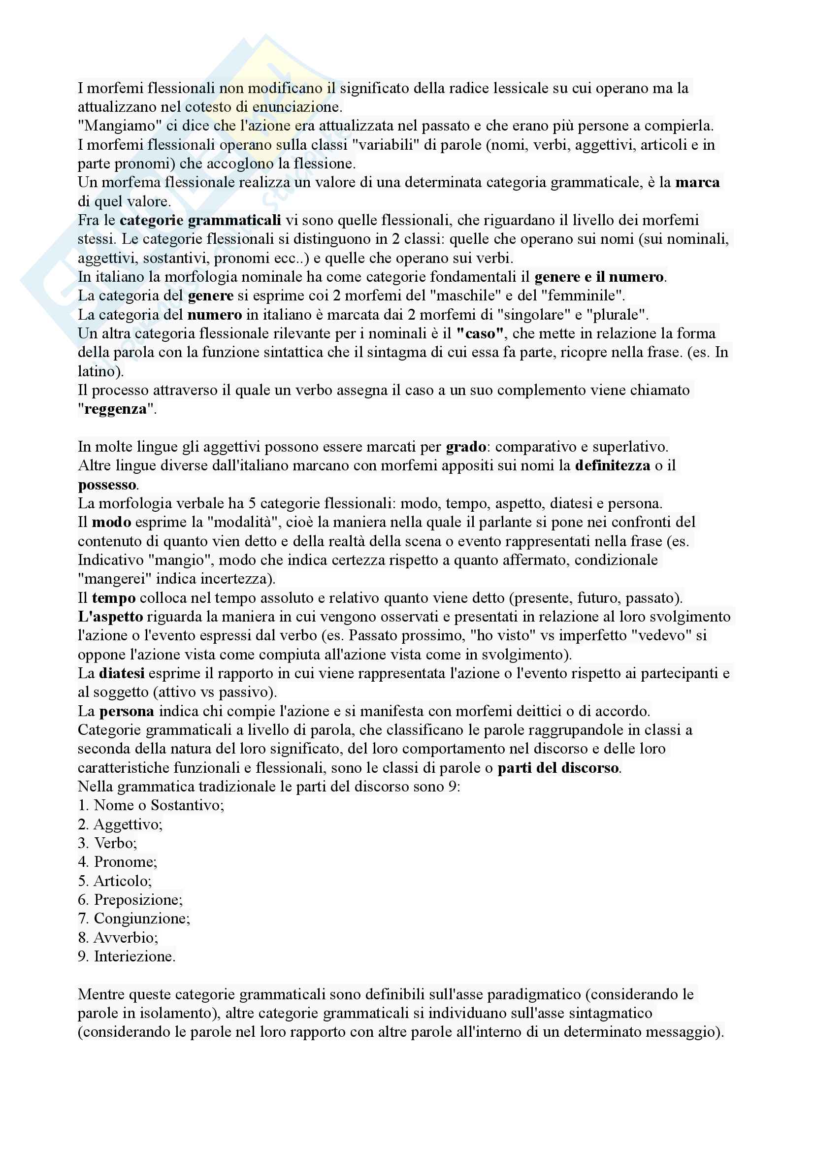 Riassunto esame Fondamenti di Linguistica, docente Marinetti Anna, libro consigliato La Linguistica - un corso introduttivo di G. Berruto, M. Cerrutti Pag. 16