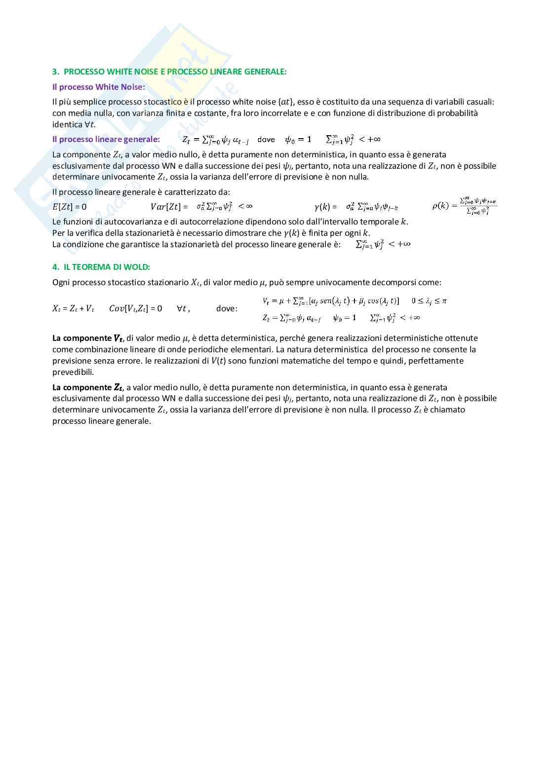 Domande d'esame Complete di Serie Storiche Economiche Pag. 2