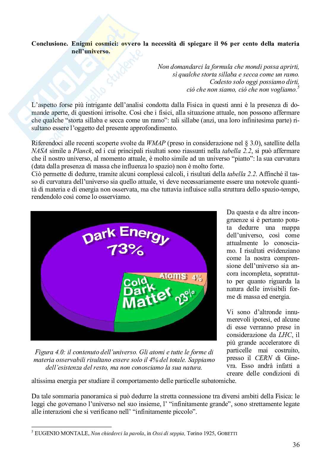 La radiazione cosmica di fondo Pag. 36