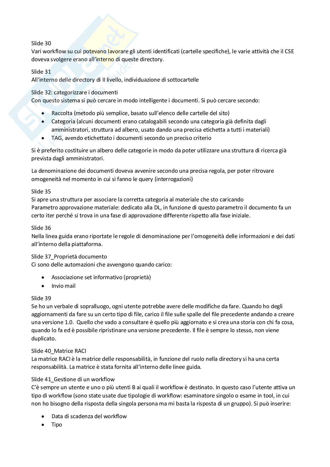 Appunti del corso di Direzione e coordinamento dei lavori Pag. 41