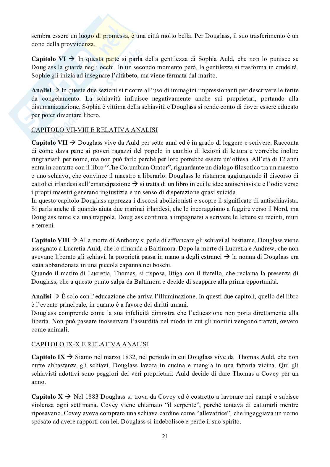 Letterature Anglo-Americane I  Pag. 21