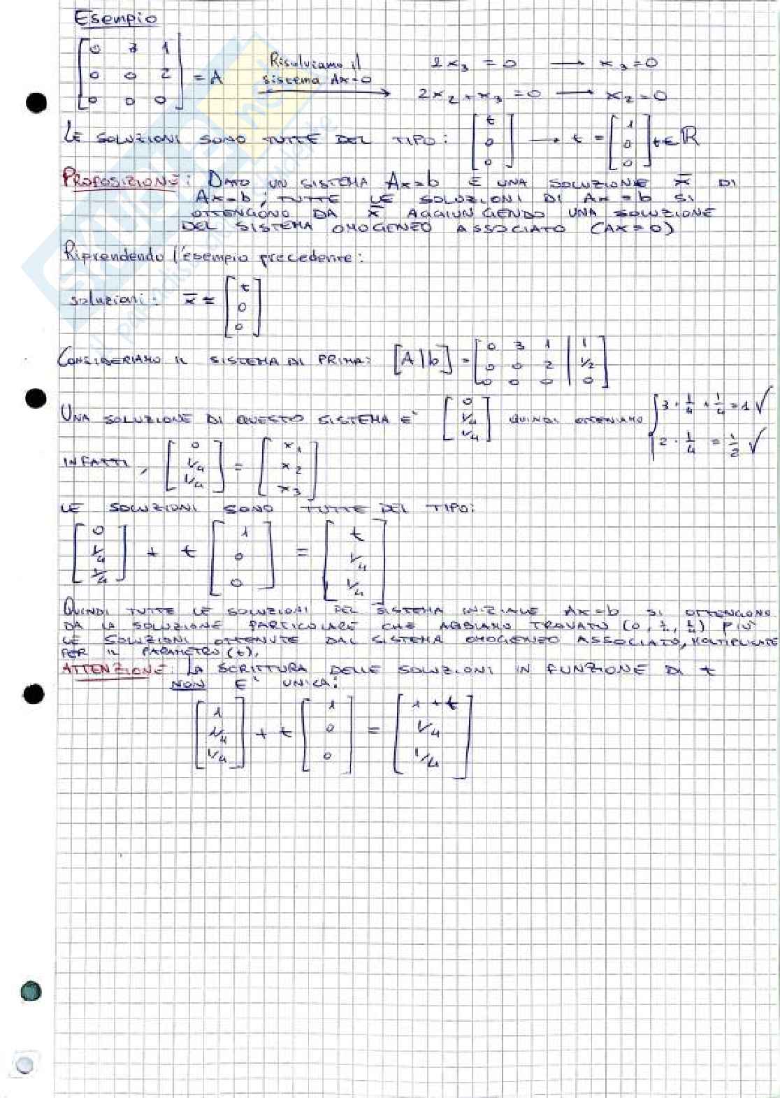 Appunti Geometria e algebra lineare + Formulario + Esercizi svolti e guida pratica alla Risoluzione degli Esercizi D'esame | Ingegneria  Pag. 26
