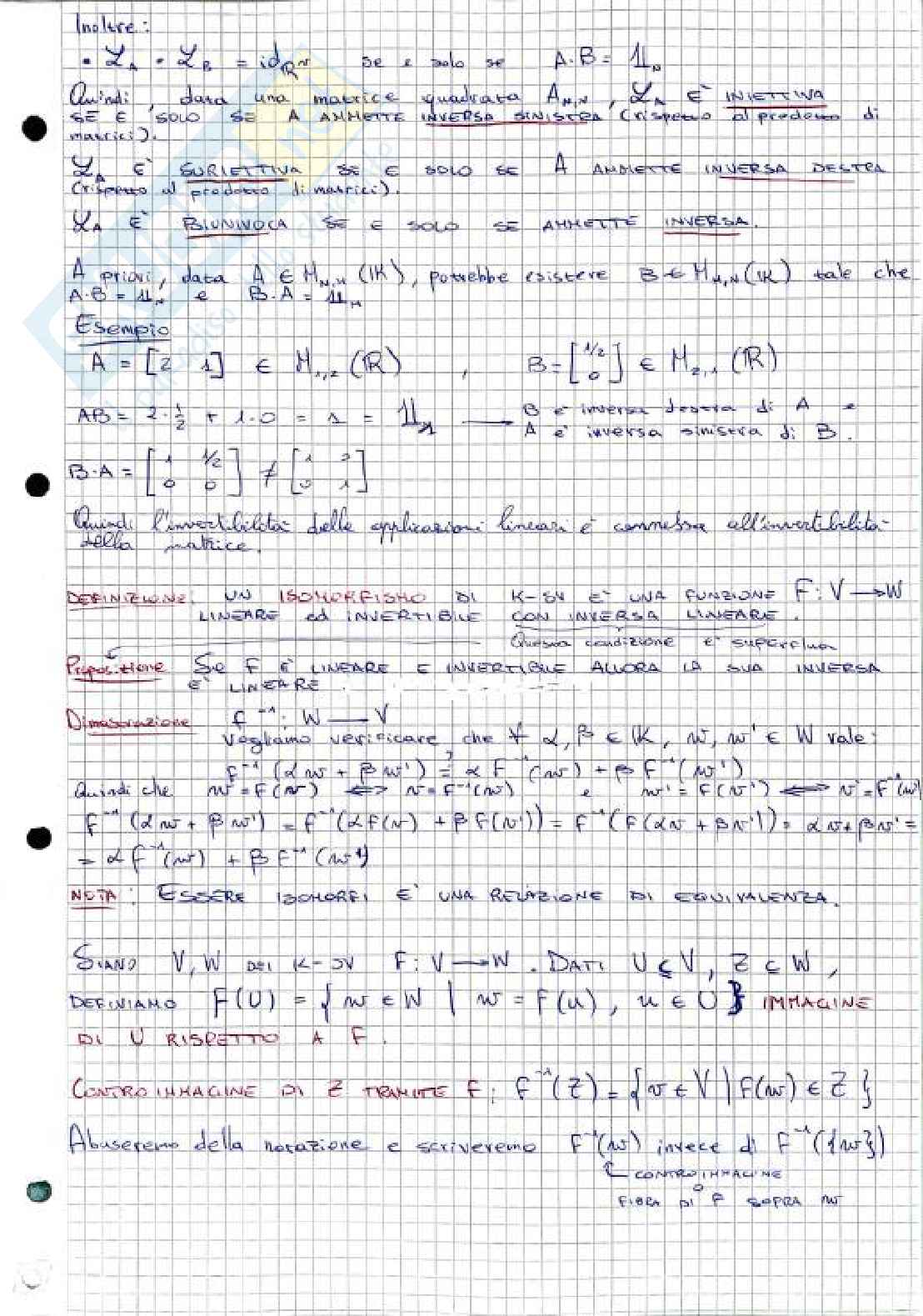 Appunti Geometria e algebra lineare + Formulario + Esercizi svolti e guida pratica alla Risoluzione degli Esercizi D'esame | Ingegneria  Pag. 46