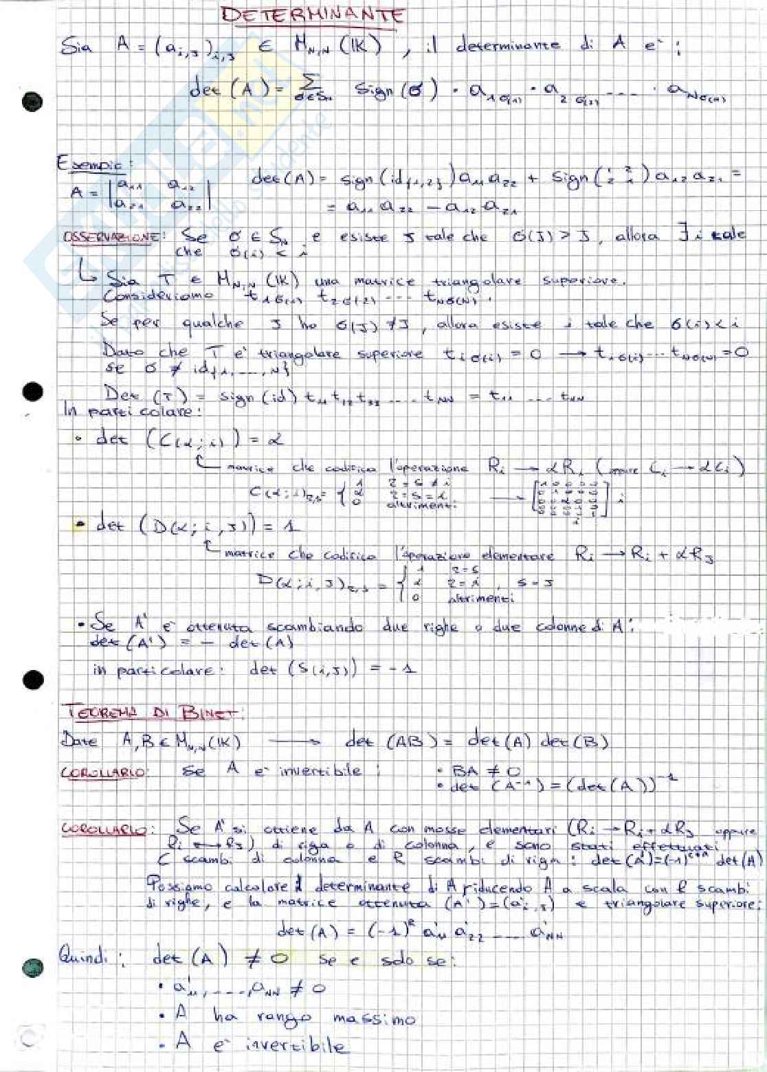 Appunti Geometria e algebra lineare + Formulario + Esercizi svolti e guida pratica alla Risoluzione degli Esercizi D'esame | Ingegneria  Pag. 56