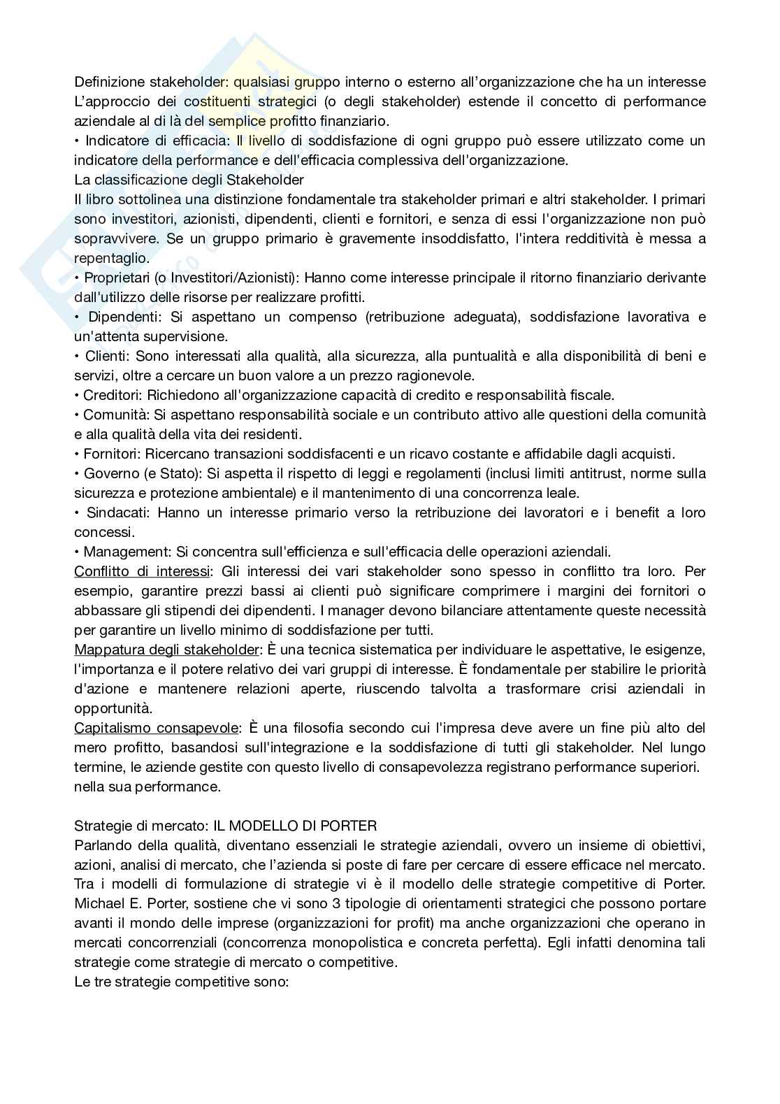 Riassunto esame organizzazione aziendale, Prof. Ingrassia Raimondo, libro consigliato Organizzazione aziendale - Settima edizione, Draft Pag. 16