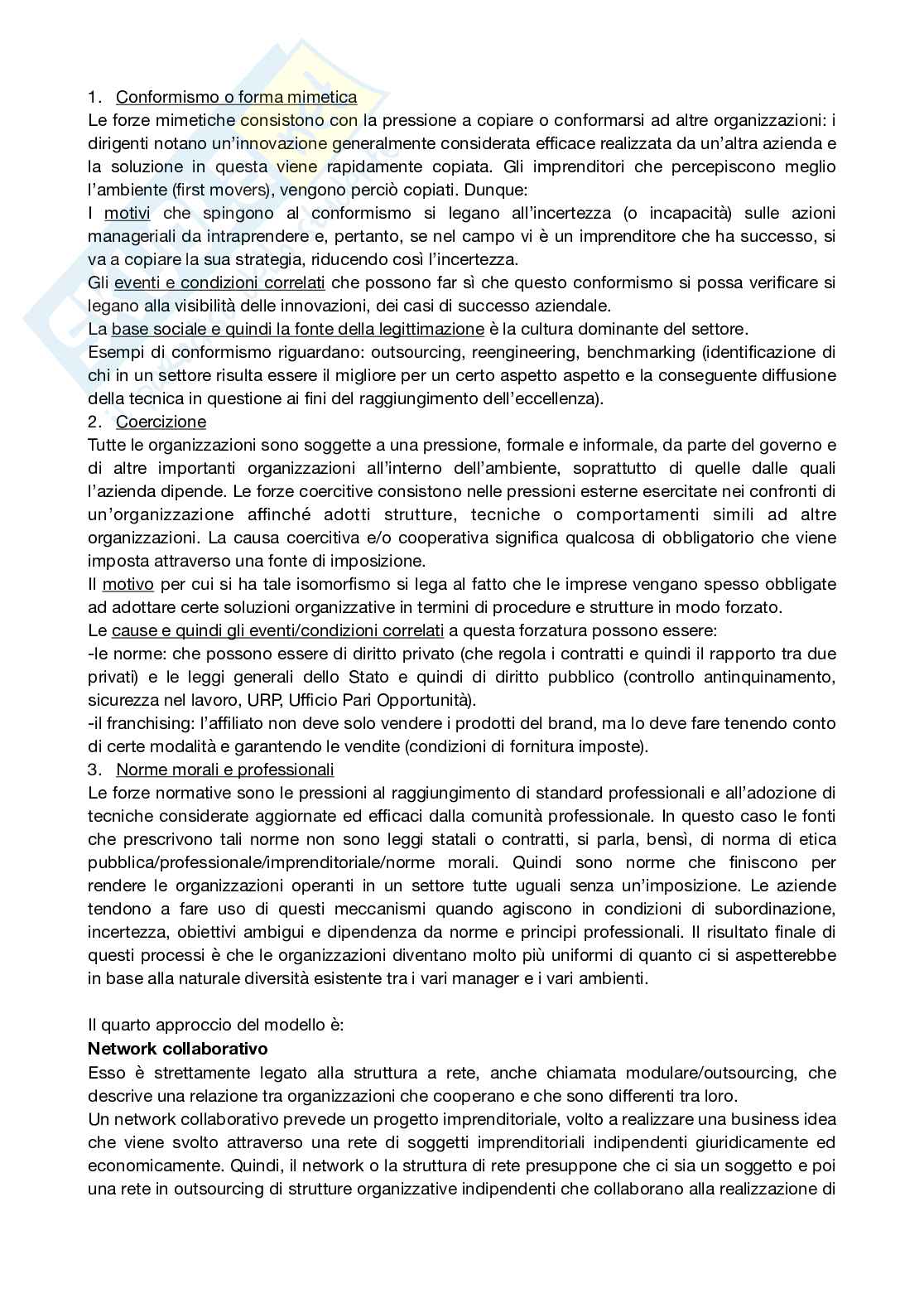 Riassunto esame organizzazione aziendale, Prof. Ingrassia Raimondo, libro consigliato Organizzazione aziendale - Settima edizione, Draft Pag. 31