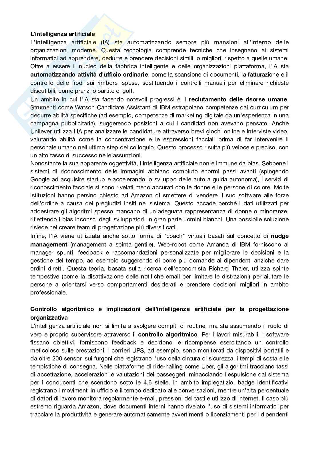 Riassunto esame organizzazione aziendale, Prof. Ingrassia Raimondo, libro consigliato Organizzazione aziendale - Settima edizione, Draft Pag. 76