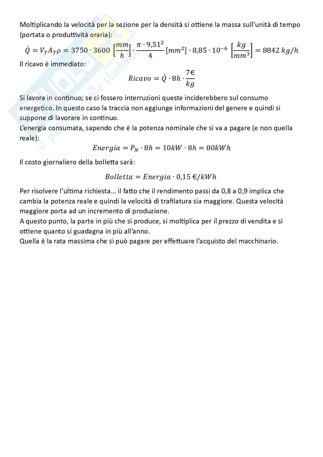 Tecnologie industrial, parte 6 - Trafilatura Pag. 6