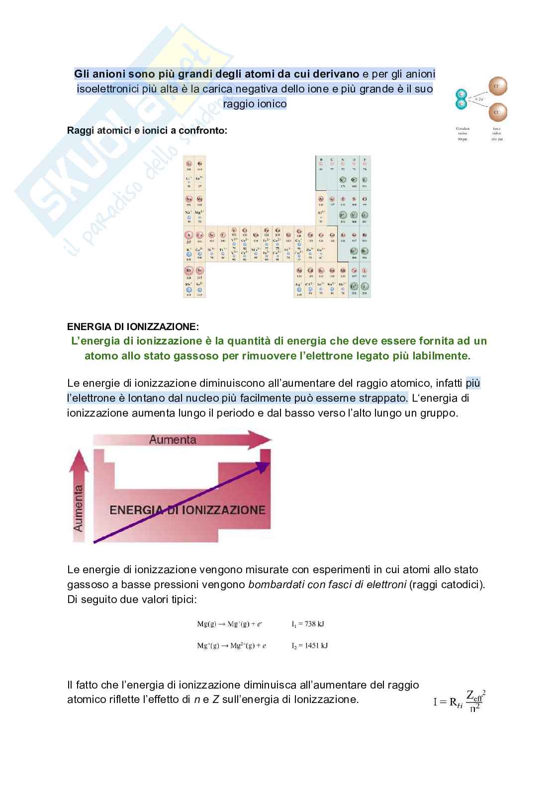 Chimica generale e inorganica  Pag. 31