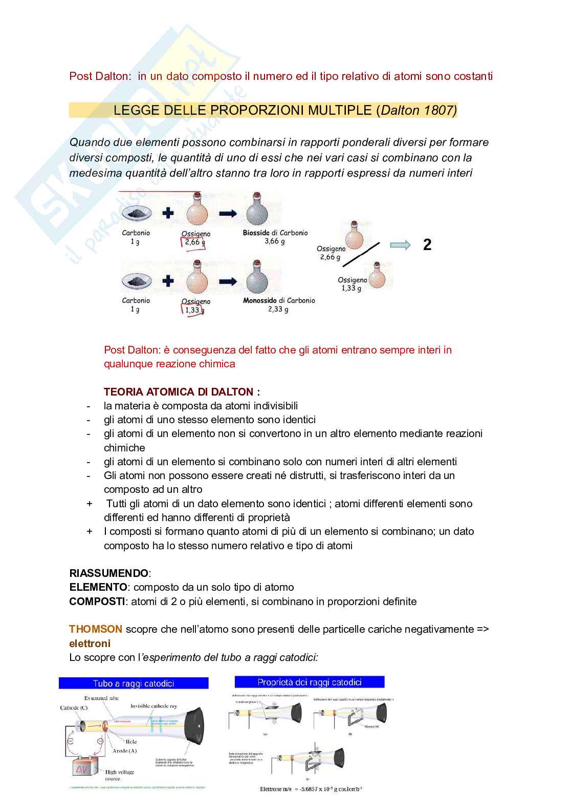 Chimica generale e inorganica  Pag. 6